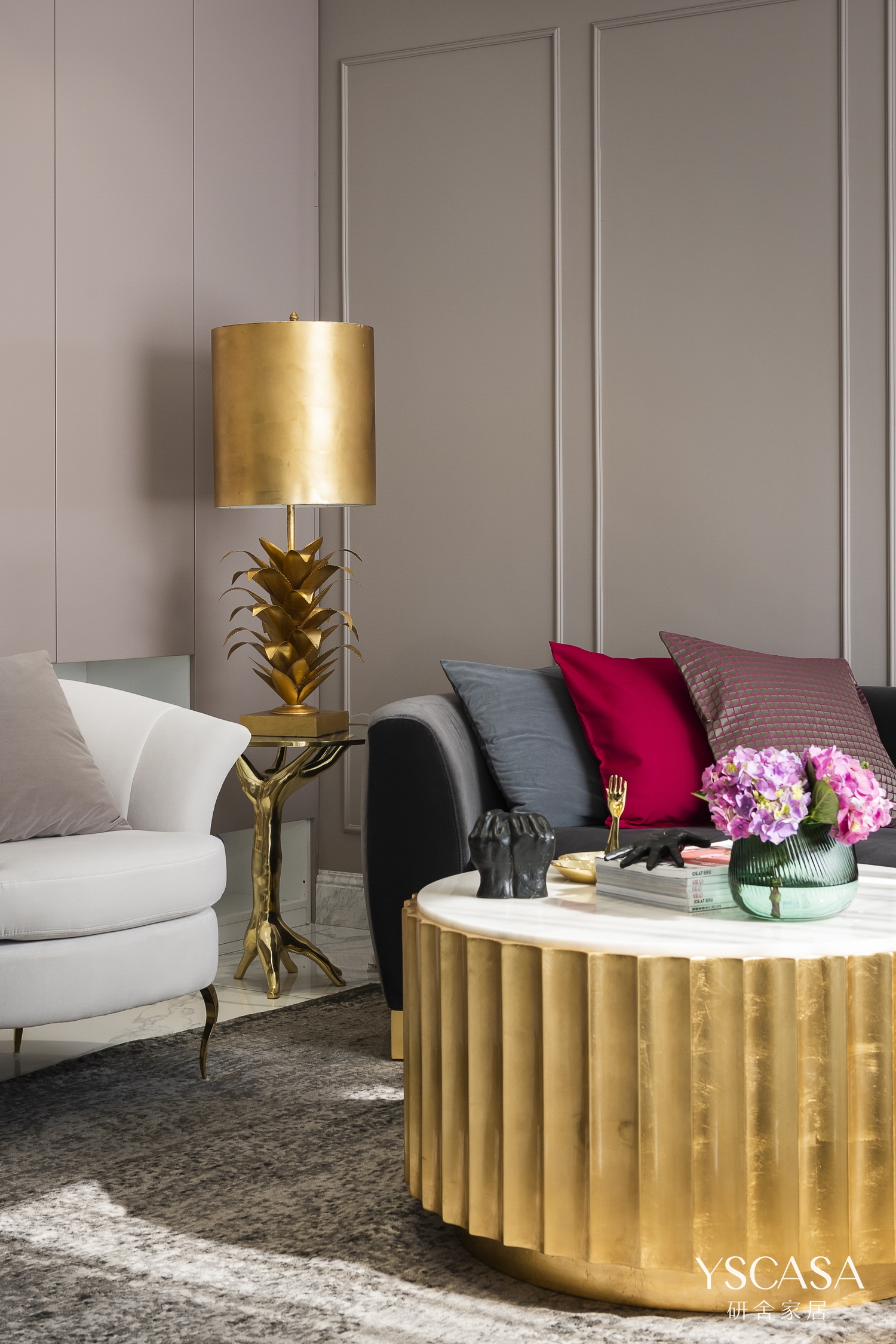 重庆东原旭辉江山樾 178㎡洋房装修 现代轻奢混搭生活-22