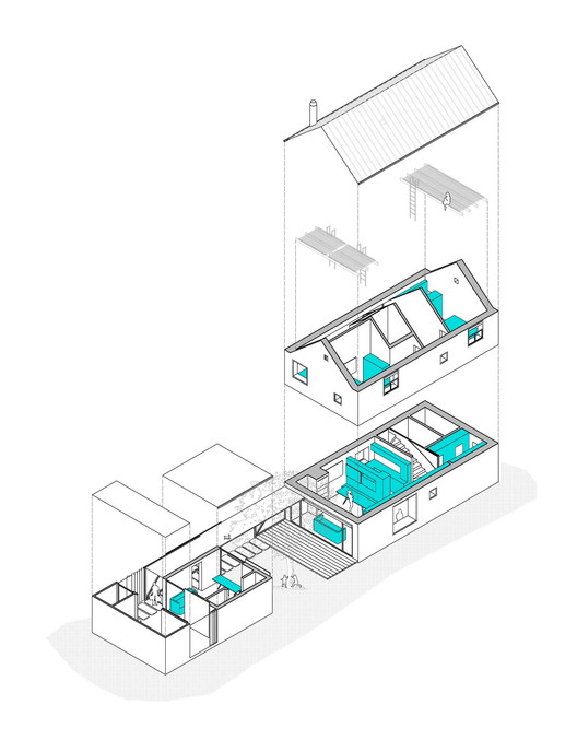 布拉格城市绿洲 · 家庭住宅与后院书房的共生设计-22