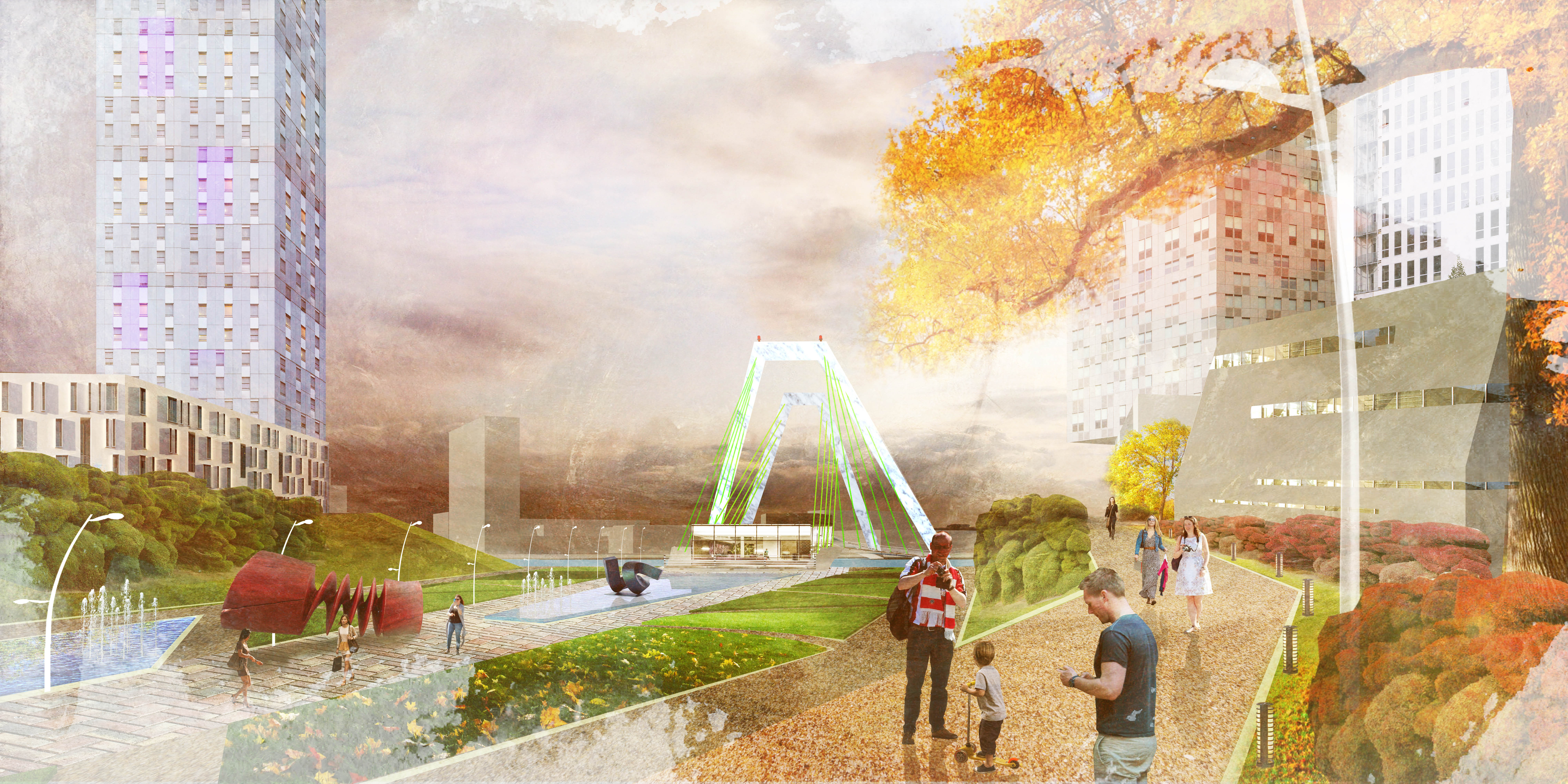 Chelyabinsk 城市 Miass 河滨总体规划-8