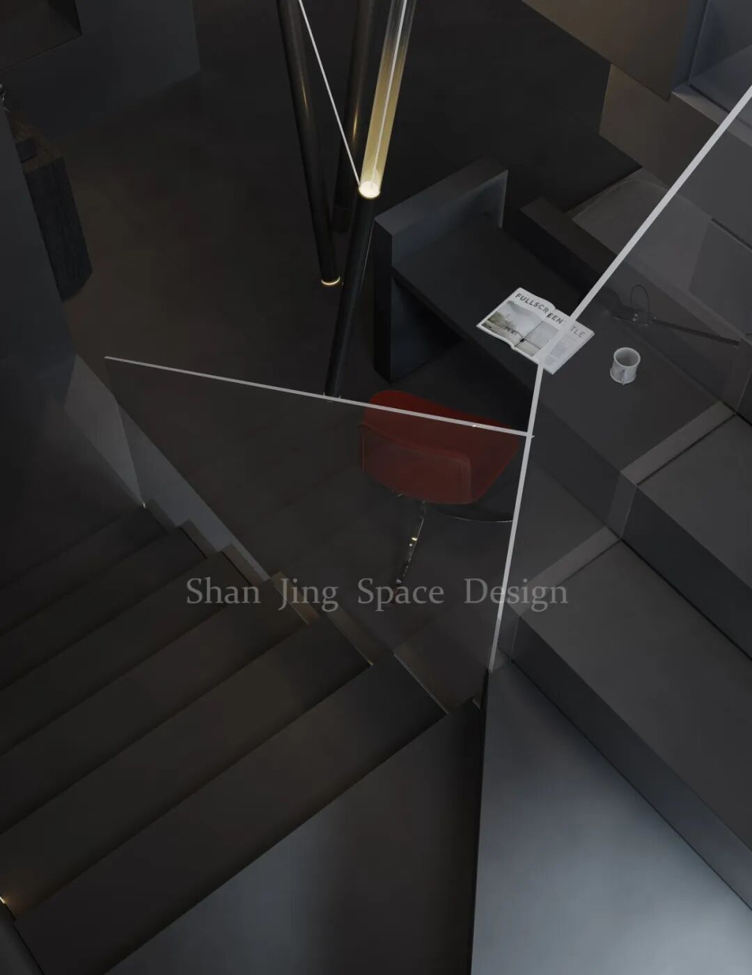 山境空间新案 |暗黑之境 |享受纯粹的墨色空间-50