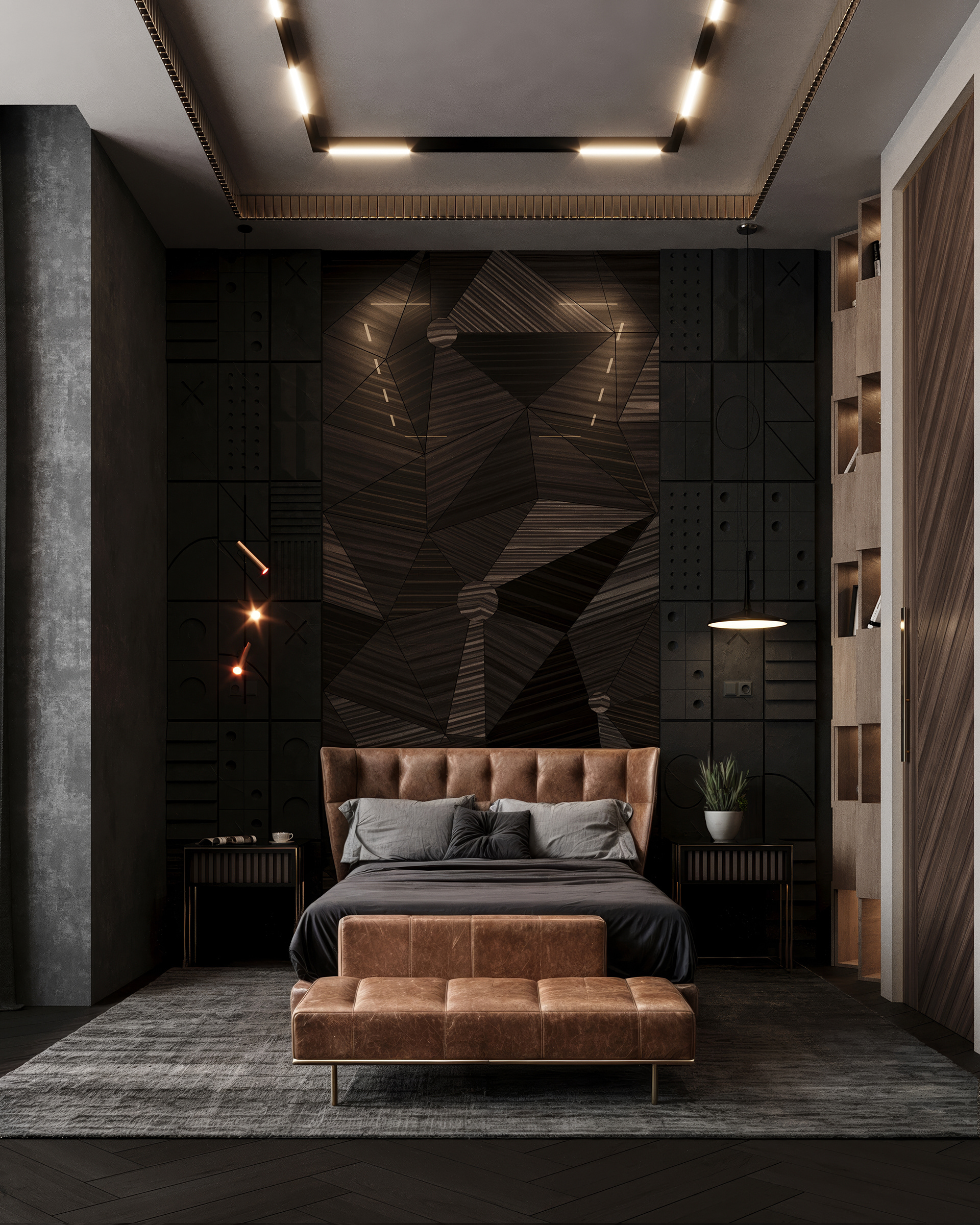 海滩别墅阳光主卧设计-2