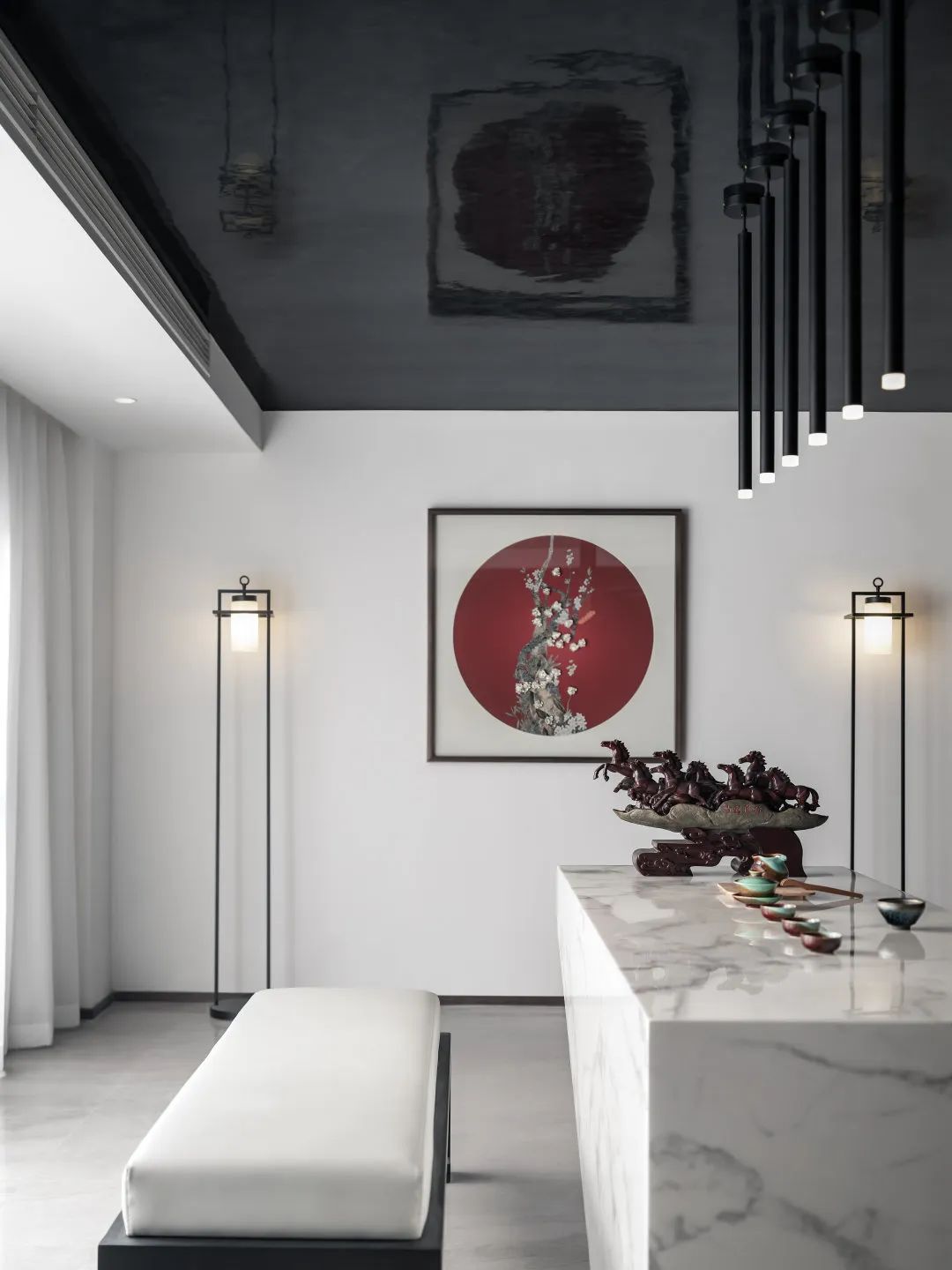 现代中式的幸福之家丨尚层装饰-55