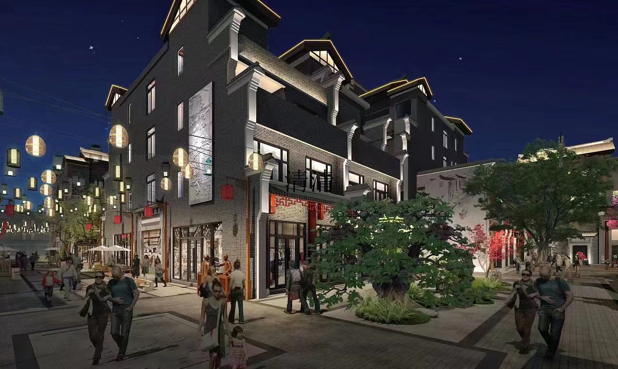 江南古街诗意亮化设计-26