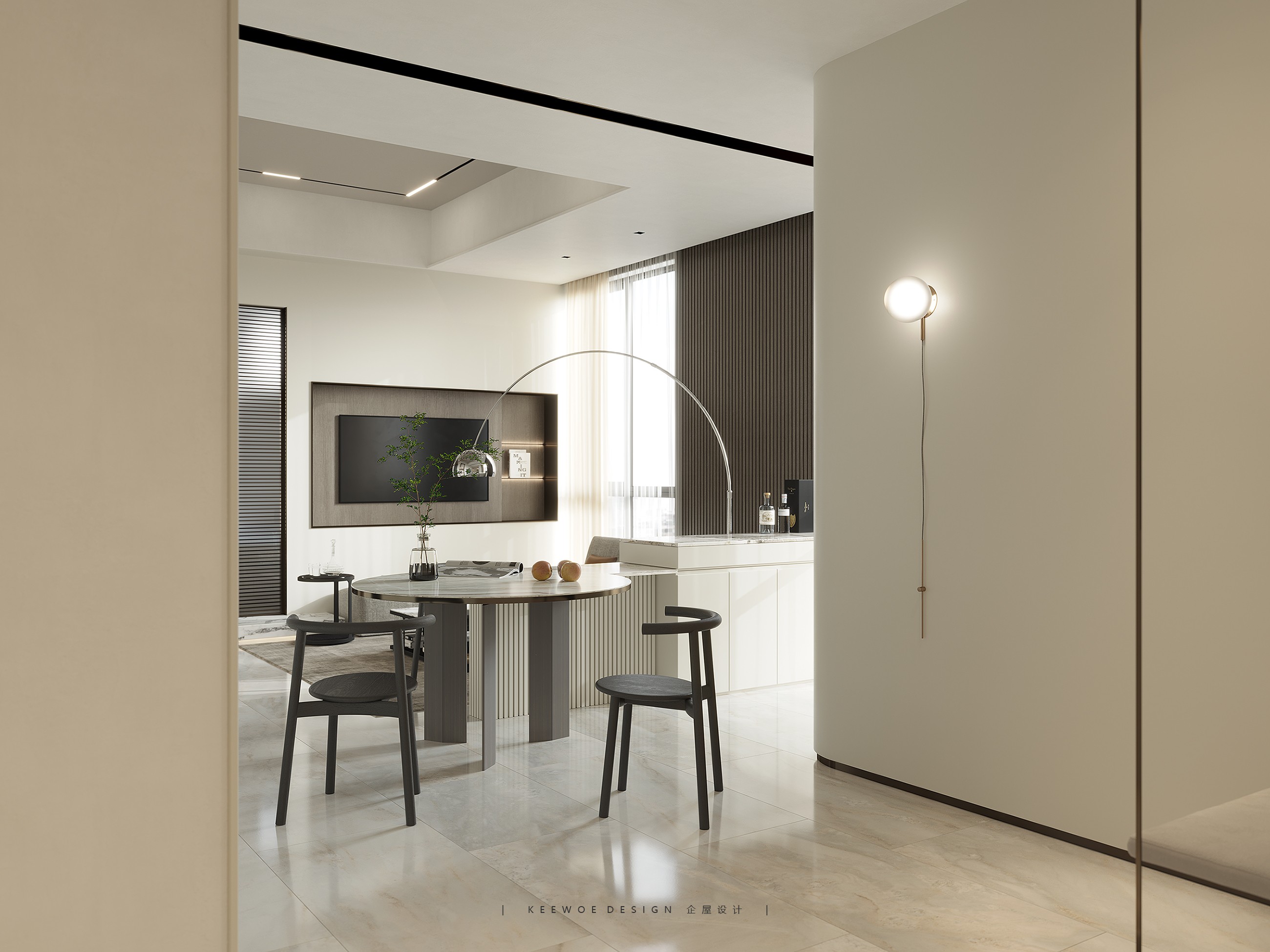 简约舒适，品质生活的平层企屋设计案例-7