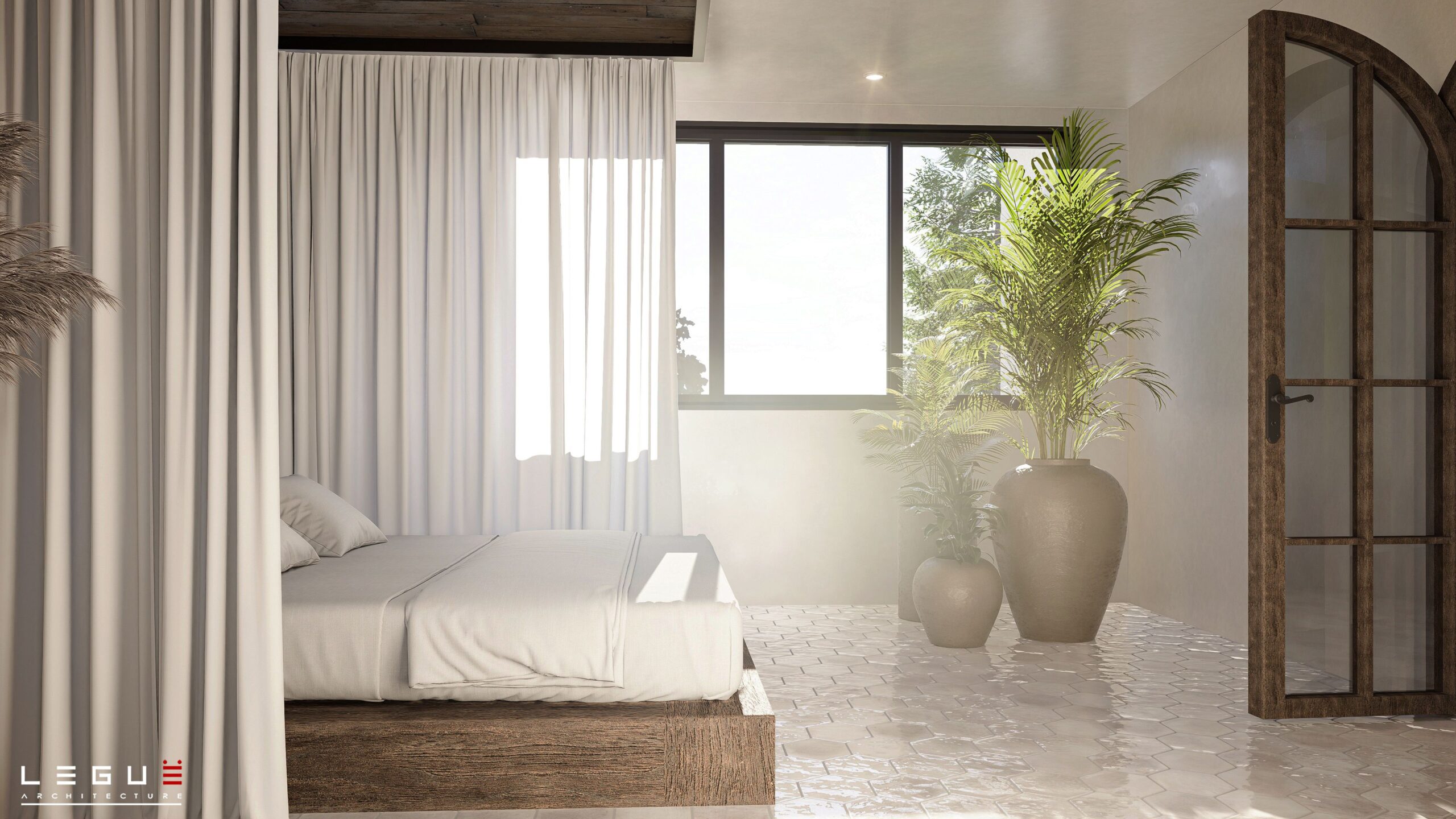 房屋平面图 Ë·242

注：这里Ë·242可能是特定编号之类的内容，由于不清楚其确切含义，保留原样如果有更多背景信息，可进一步完善翻译 丨Leguë Architecture-40