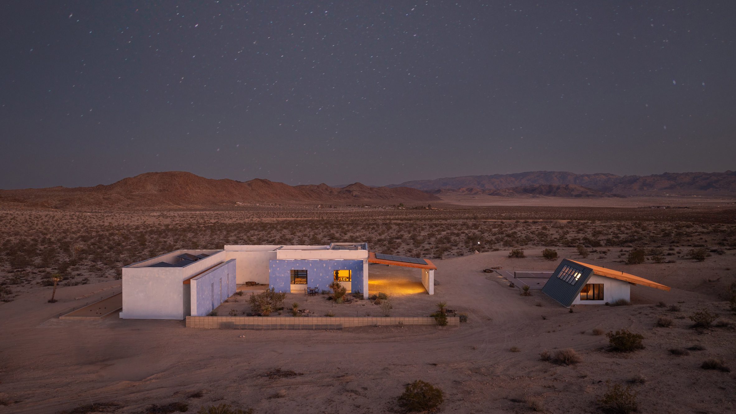 Casa Azzurra沙漠度假屋丨美国加利福尼亚丨Mirtilla Alliata di Montereale-0