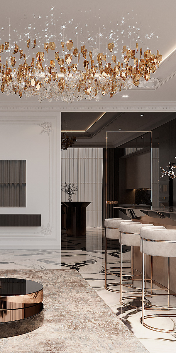 豪华客厅丨Mohammed Yossef-8