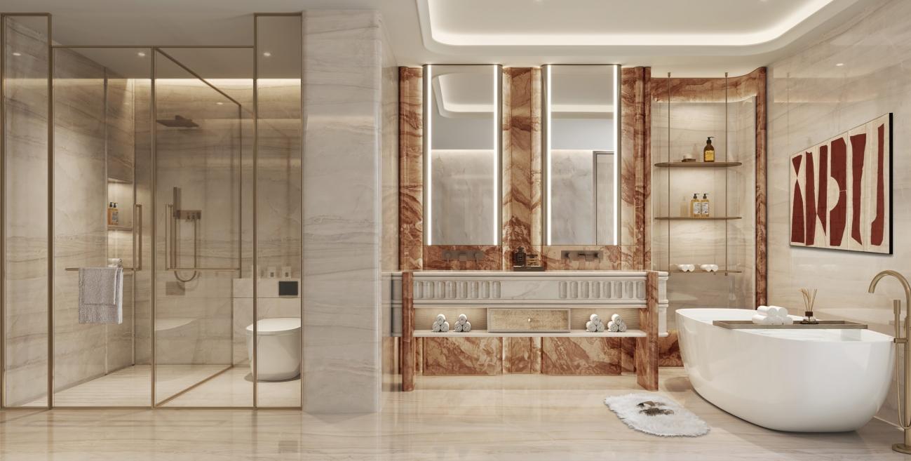 HWCD | 成都交子金融广场住宅样板间精装方案-9