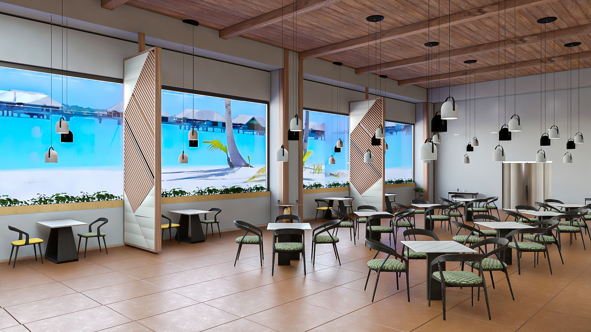 Hotel Designe (Reception - Bed room - Main Restraunt)-5