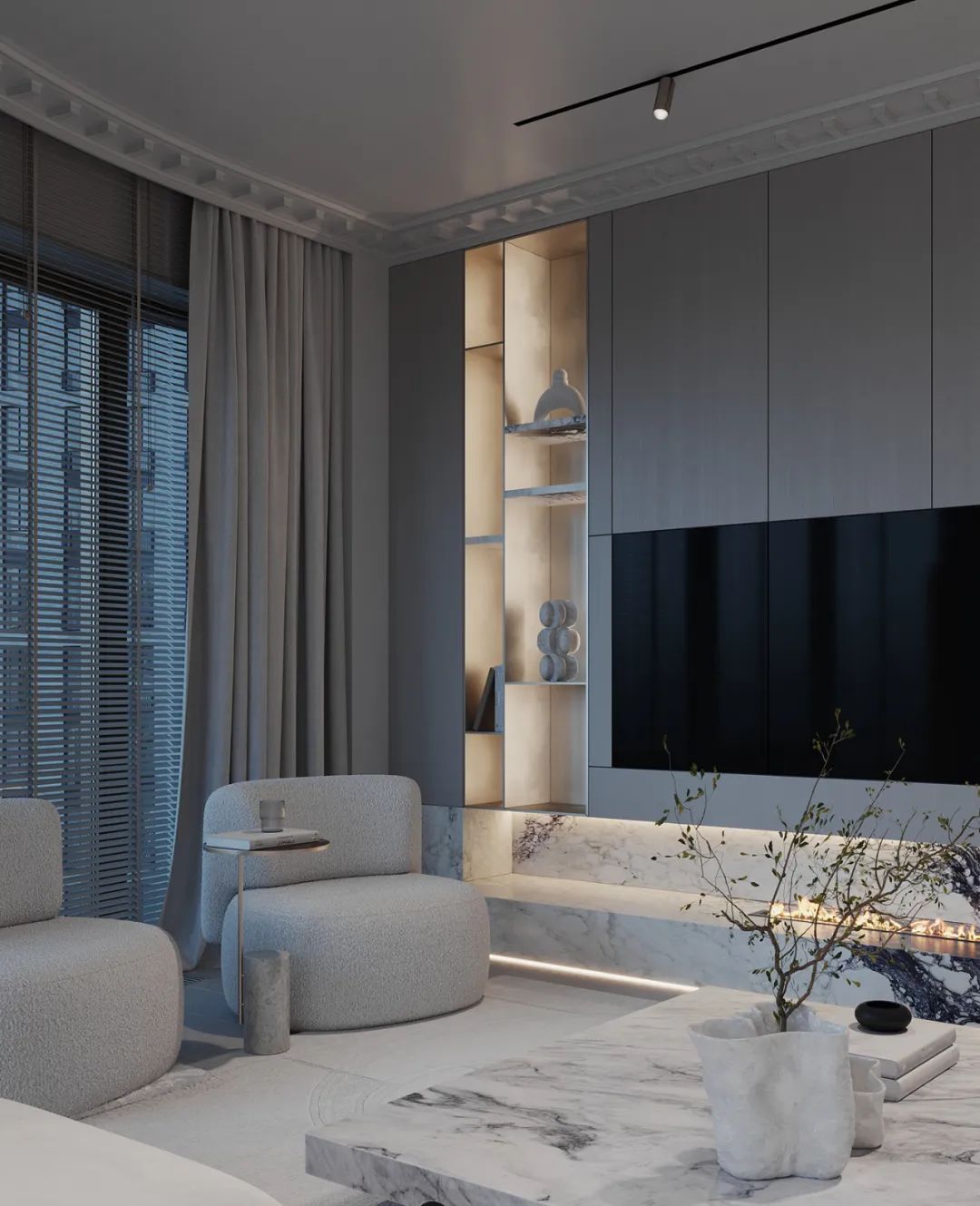 川谷堂的现代经典丨Quadro Room-15