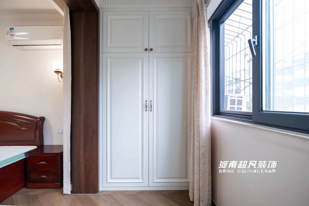 完工首发丨管城区金城街30号院，123㎡老房翻新，美式复古设计，优雅低调绽放-140