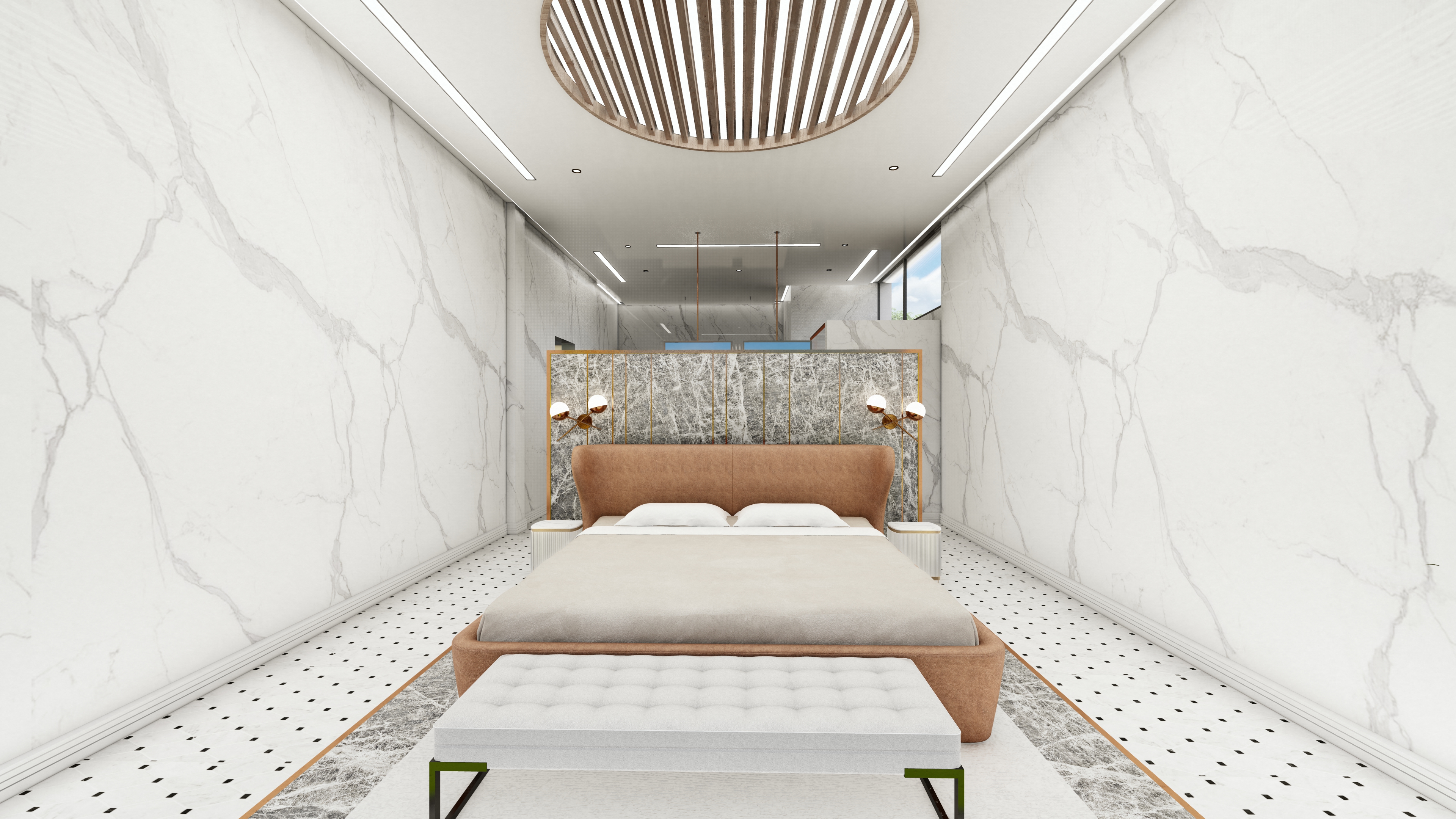 VillaRose 圆形书架设计-21