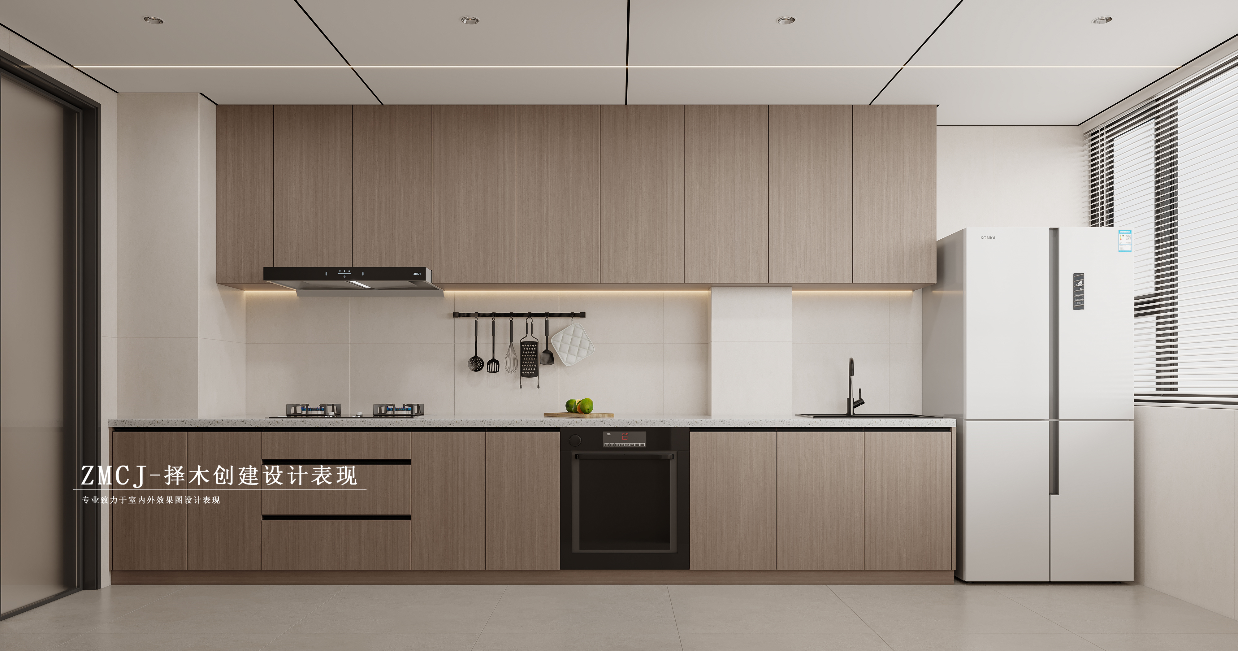 家装-现代客餐厅卧室卫生间-6