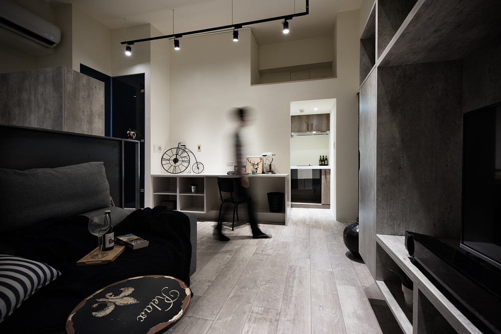 女性单身工业宅  寓子设计-0