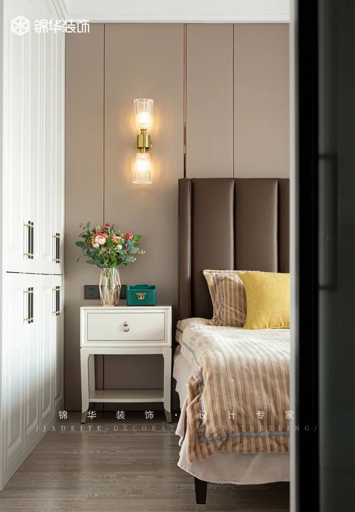揽江府美式轻奢三室两厅丨锦华装饰-34