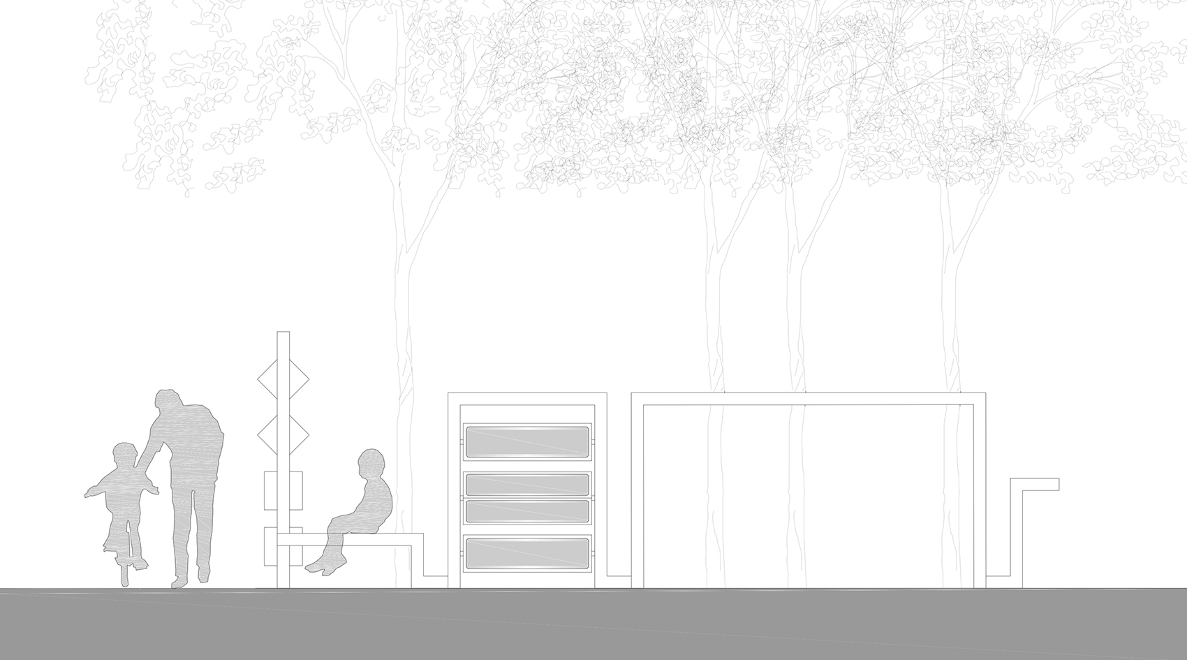 “Ribbon”临时装置丨美国纽约丨The Urban Conga 与 Hive Public Space-40