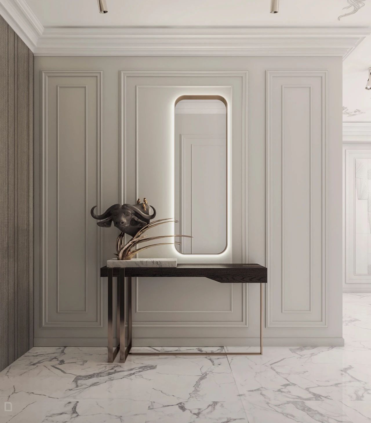 现代简约玄关设计-46