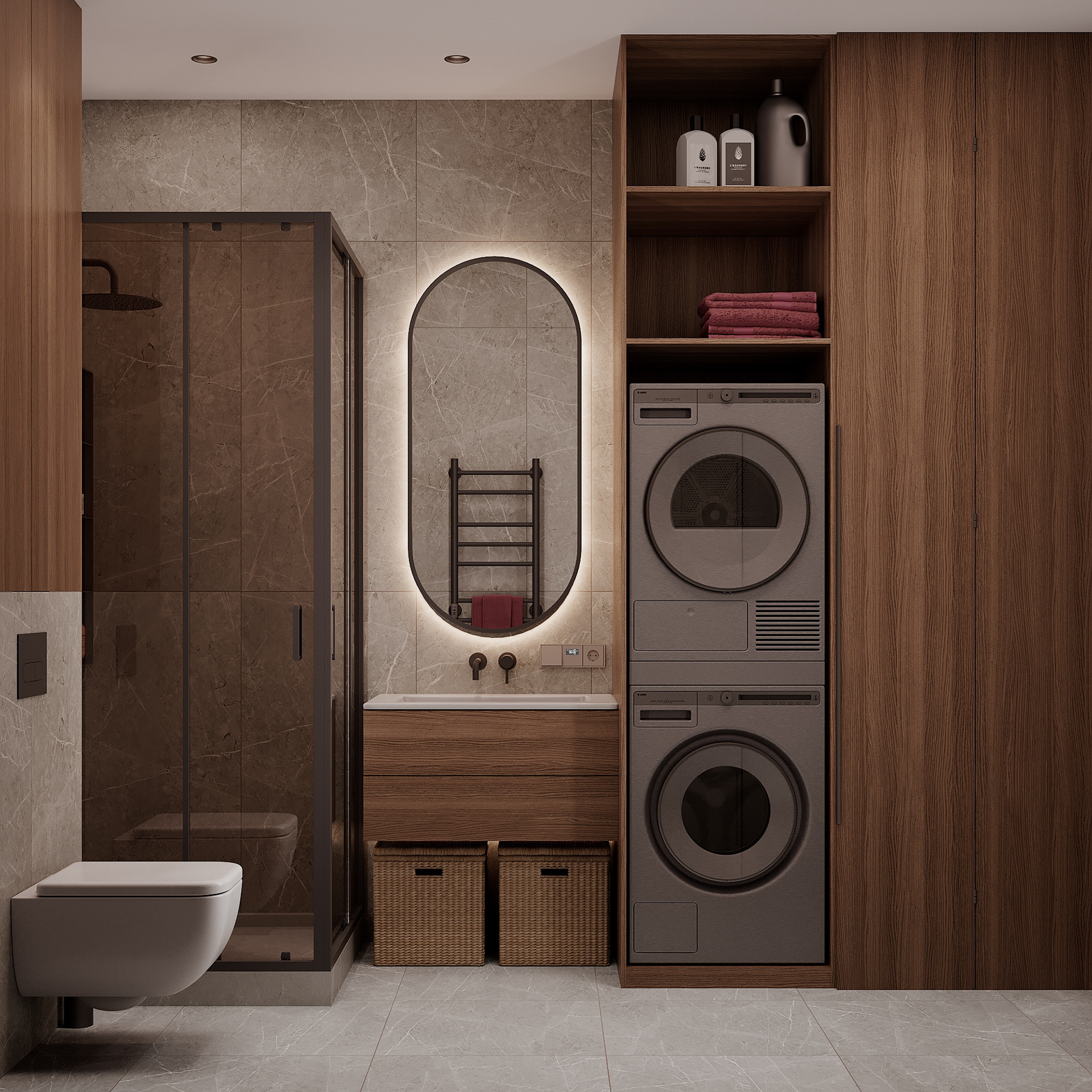 四口之家120平现代设计住宅-38