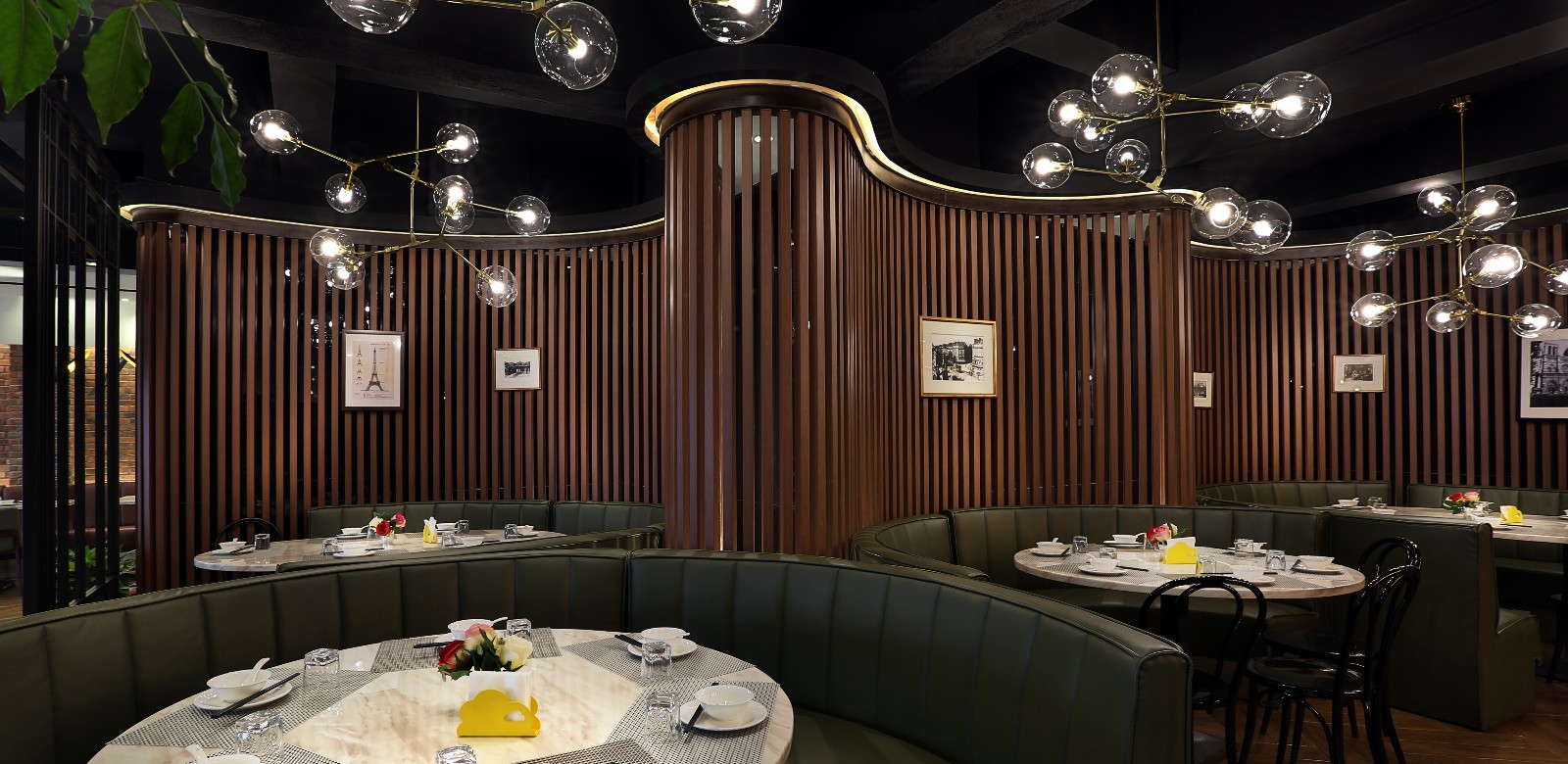 IDDW 道伟设计 | “灰度”巴黎中餐厅,简约工业风融合巴黎元素-53