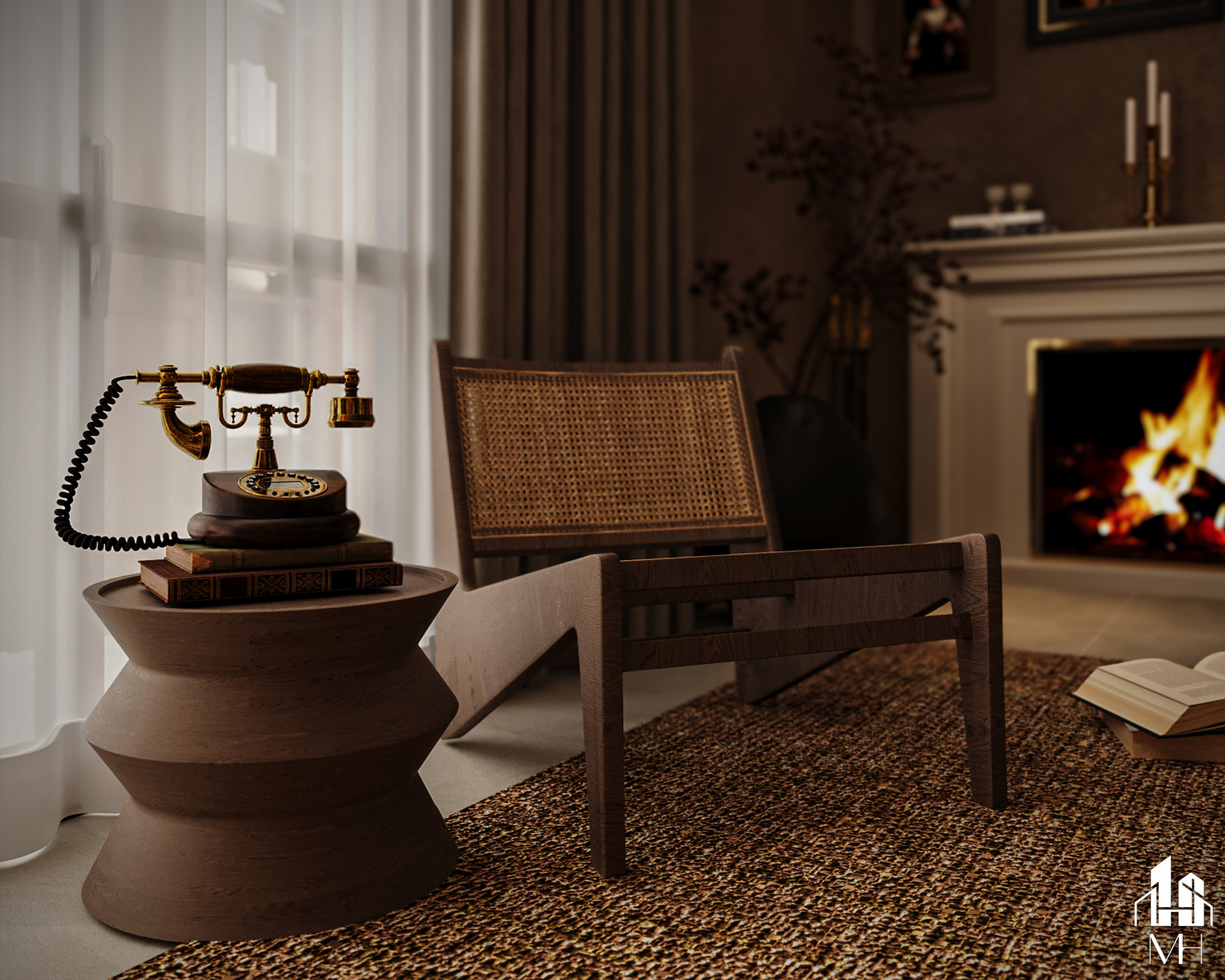 Warm Contemporary Livingroom DESIGN-6