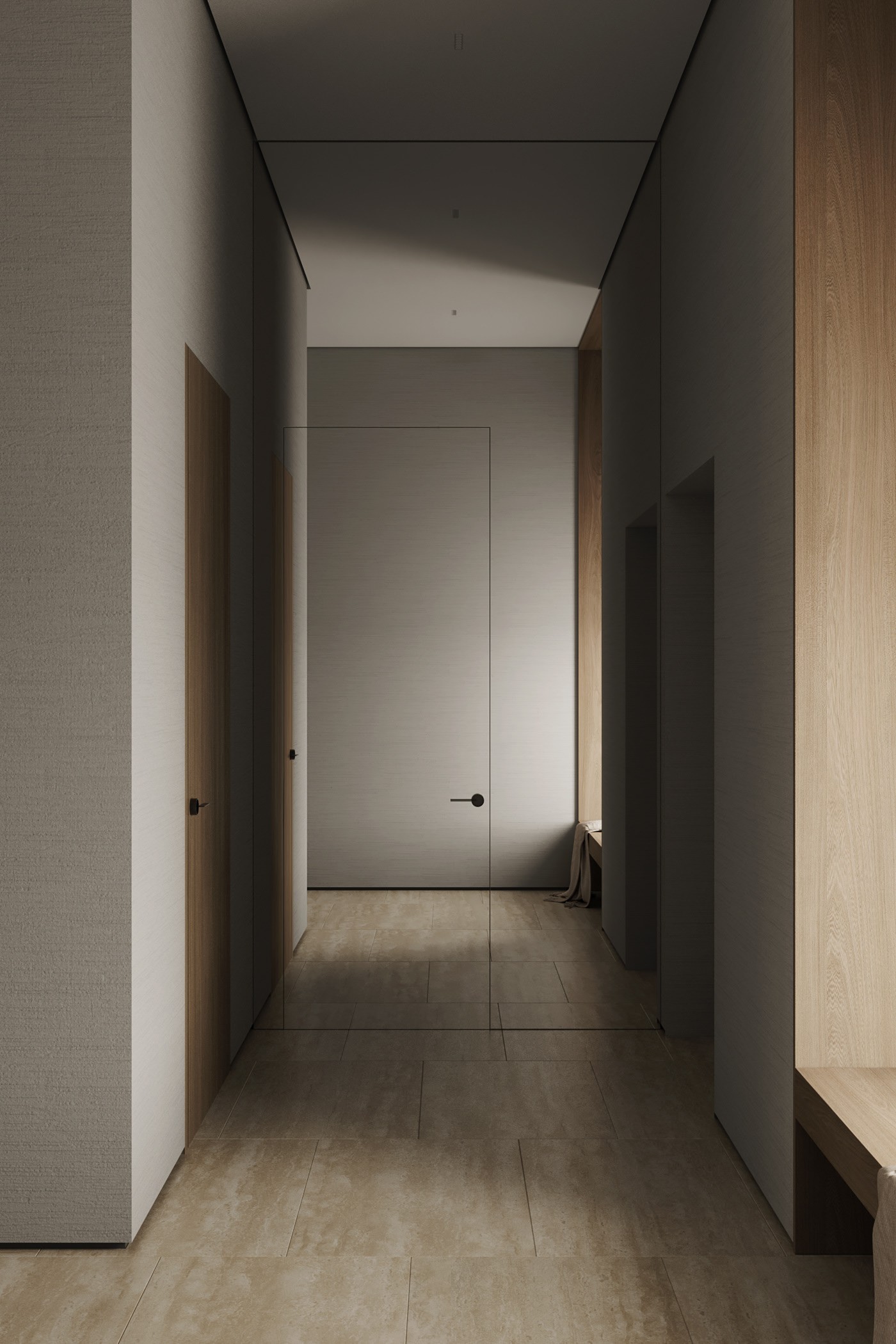 莫斯科 210㎡简约风住宅设计丨俄罗斯莫斯科-3