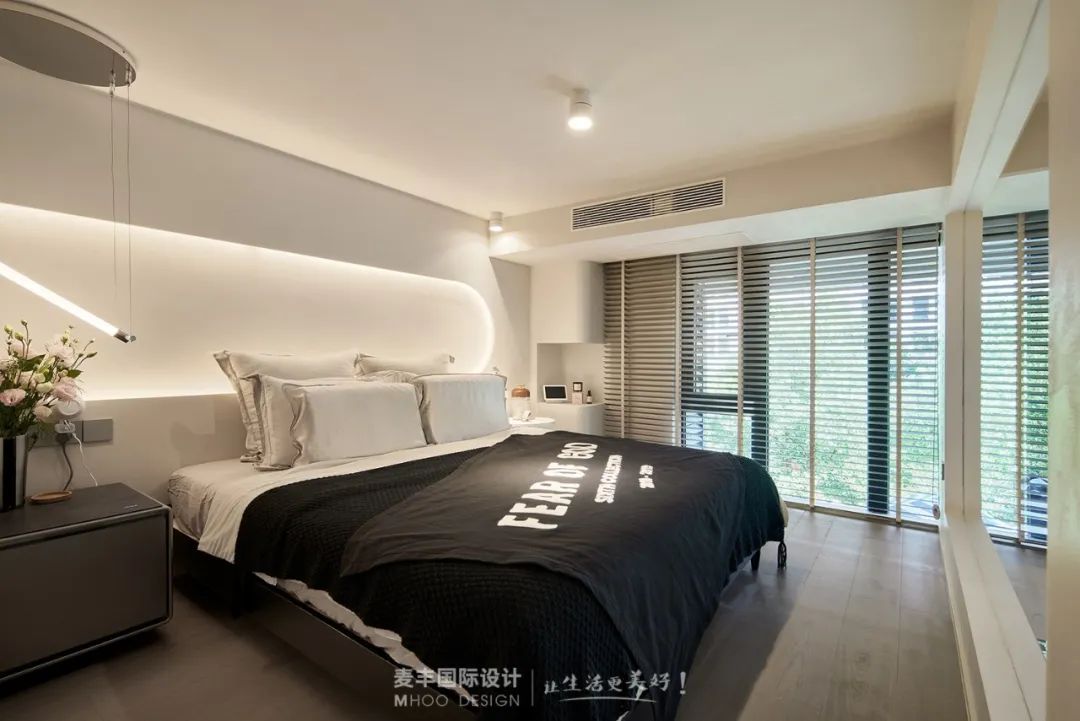 MHOO|未来里90㎡极简奶油风：织就素室暖意-28