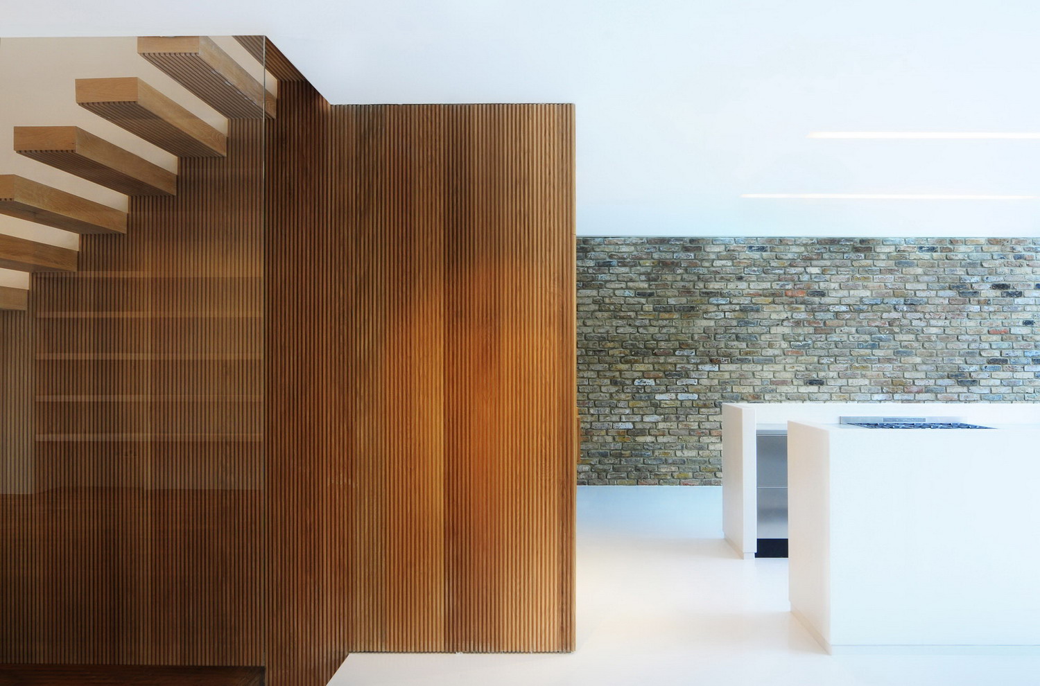 伦敦老砖房蜕变现代住宅-11