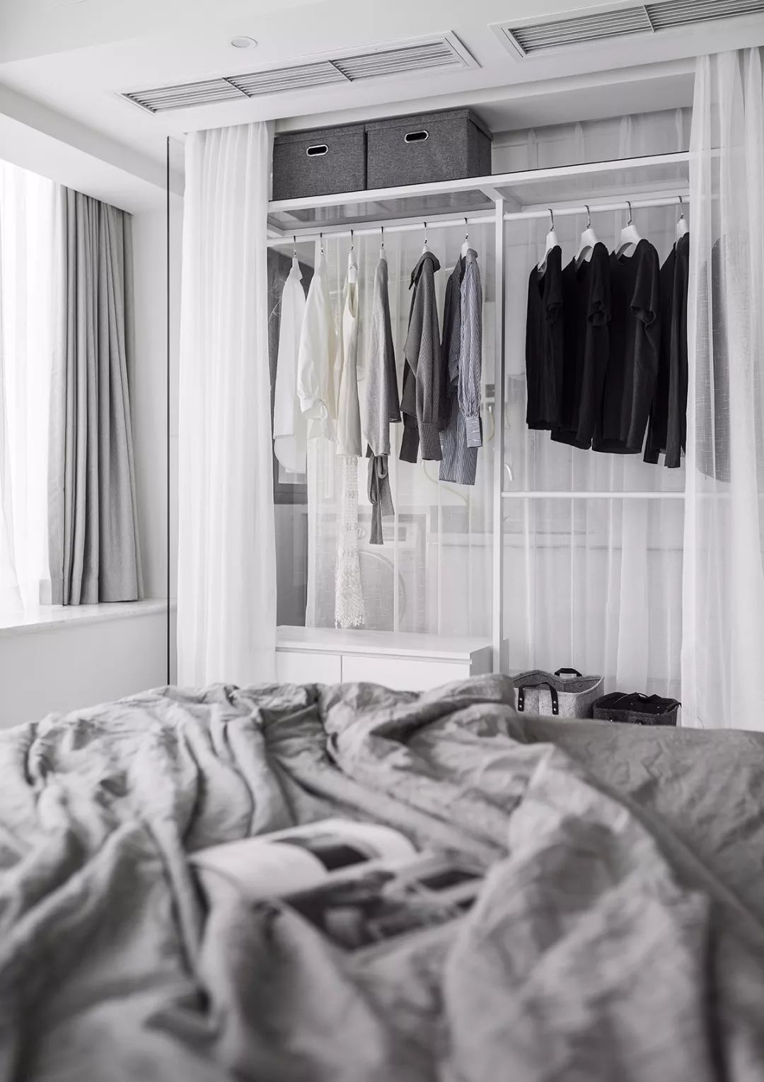 48 平米小户型秒变 100 平,现代风格设计展现空间魔法-29