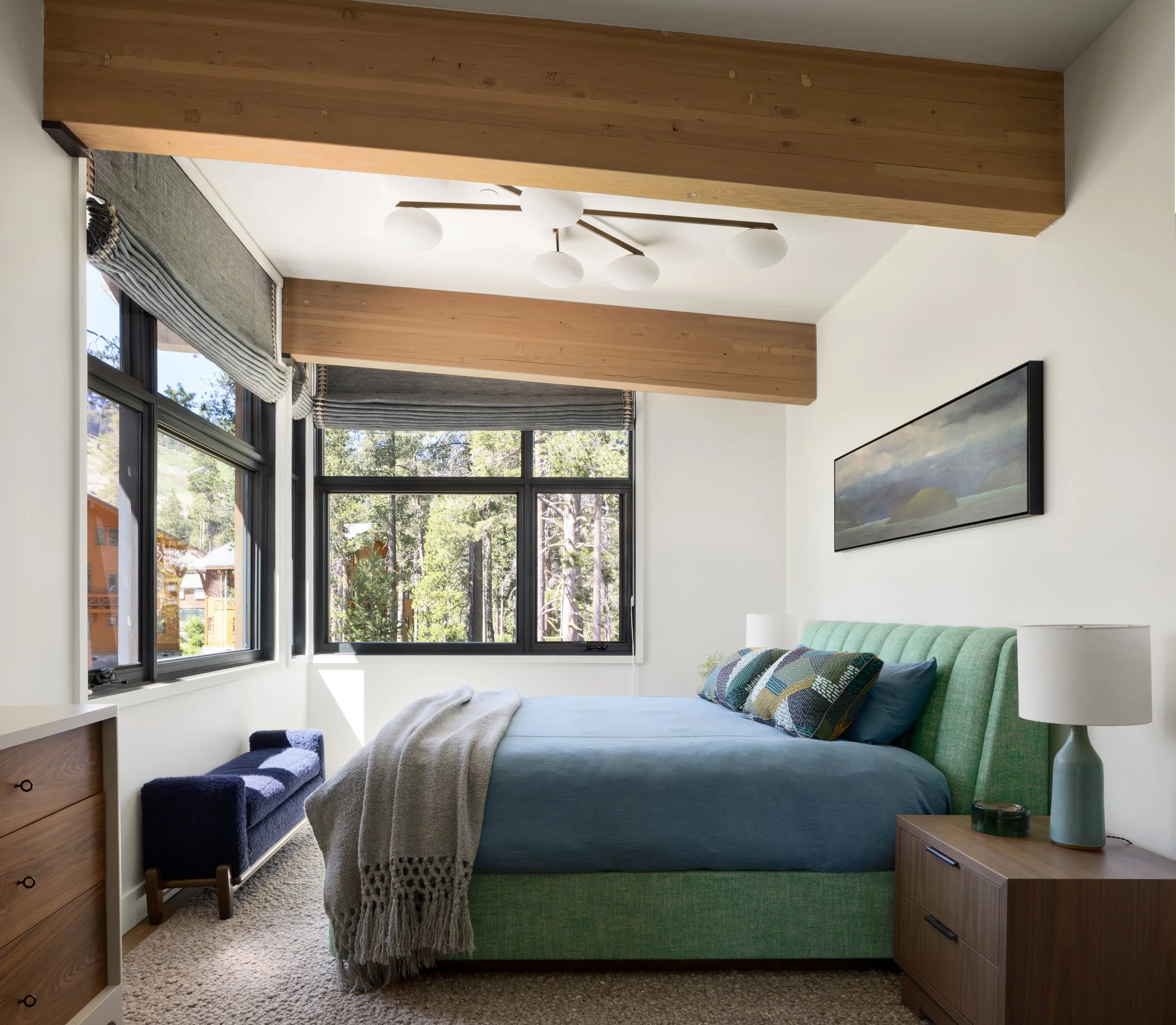 现代滑雪木屋丨Ann Lowengart Interiors-48