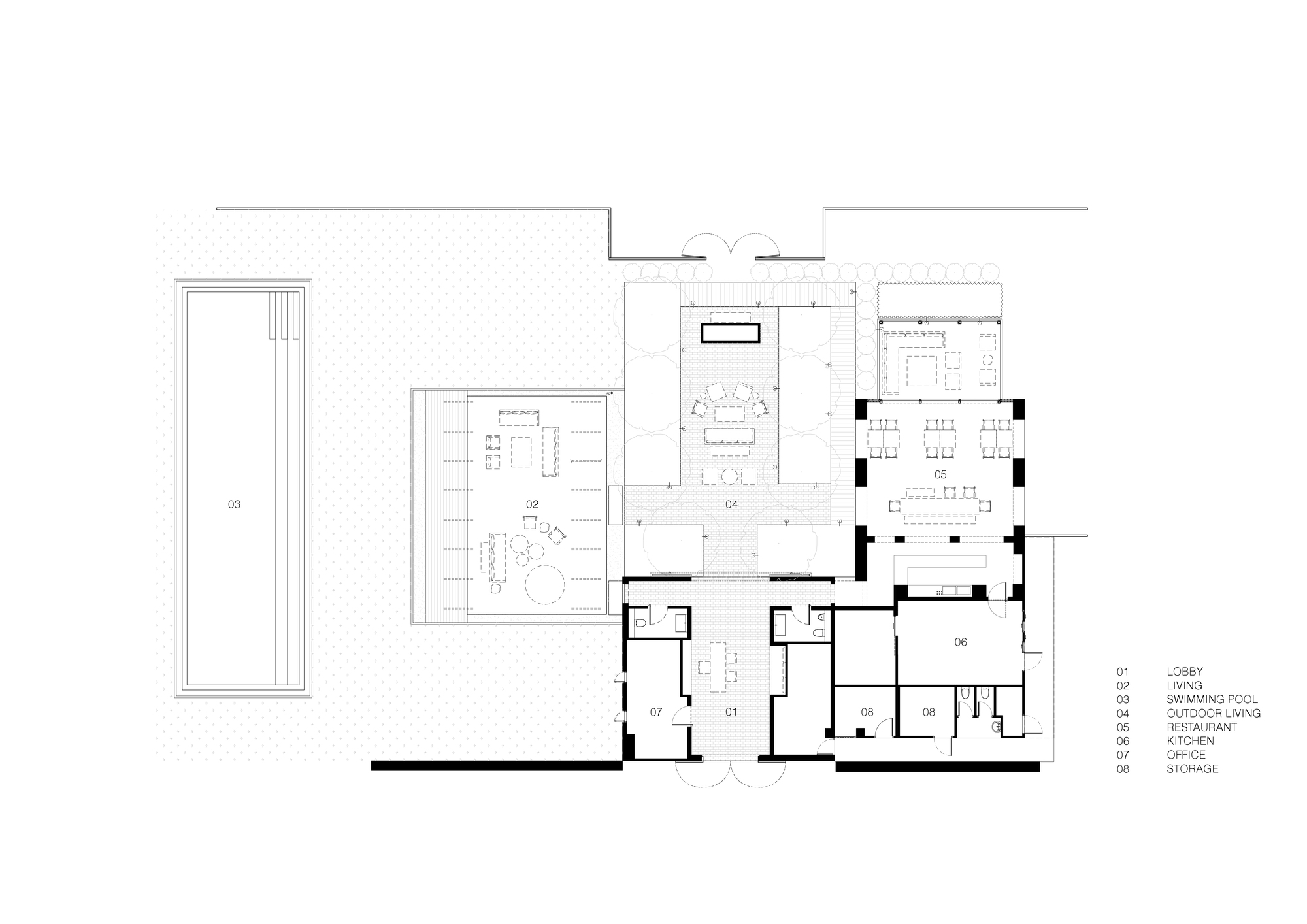 泰国鲁赫·奇莉·考艾酒店(Roukh Kiri Khao Yai Hotel)(2020)(Onion)设计-62