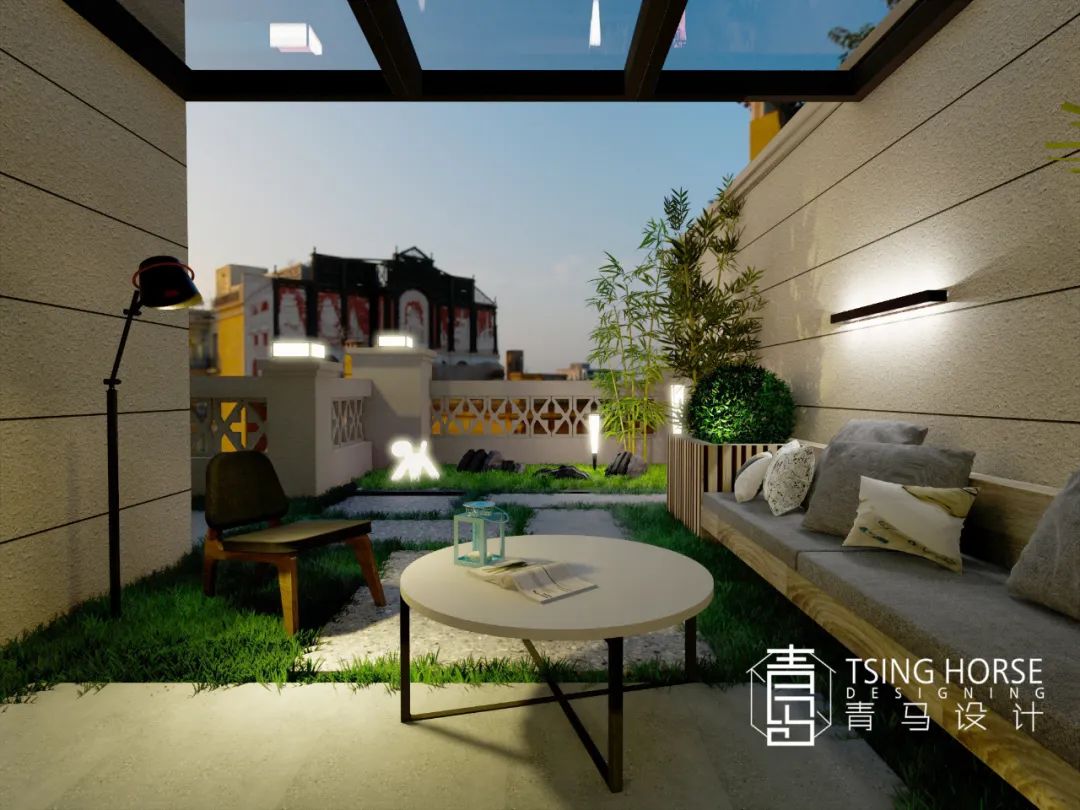 河与墅的现代家庭温馨居-75