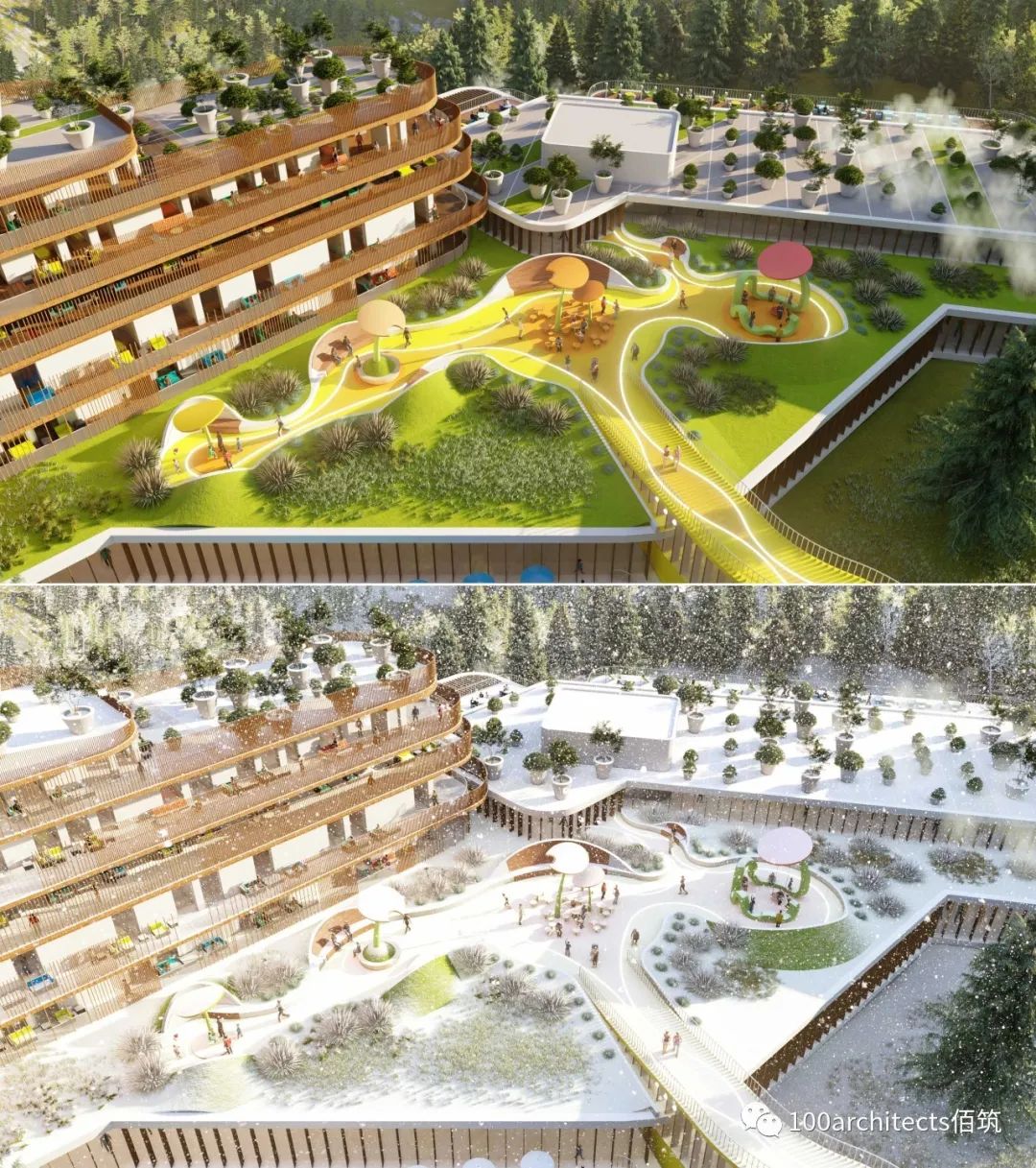 意大利西卡里奥 Club Med 滑雪场度假酒店设计-62