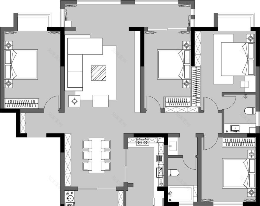 现代轻奢美学空间设计-22