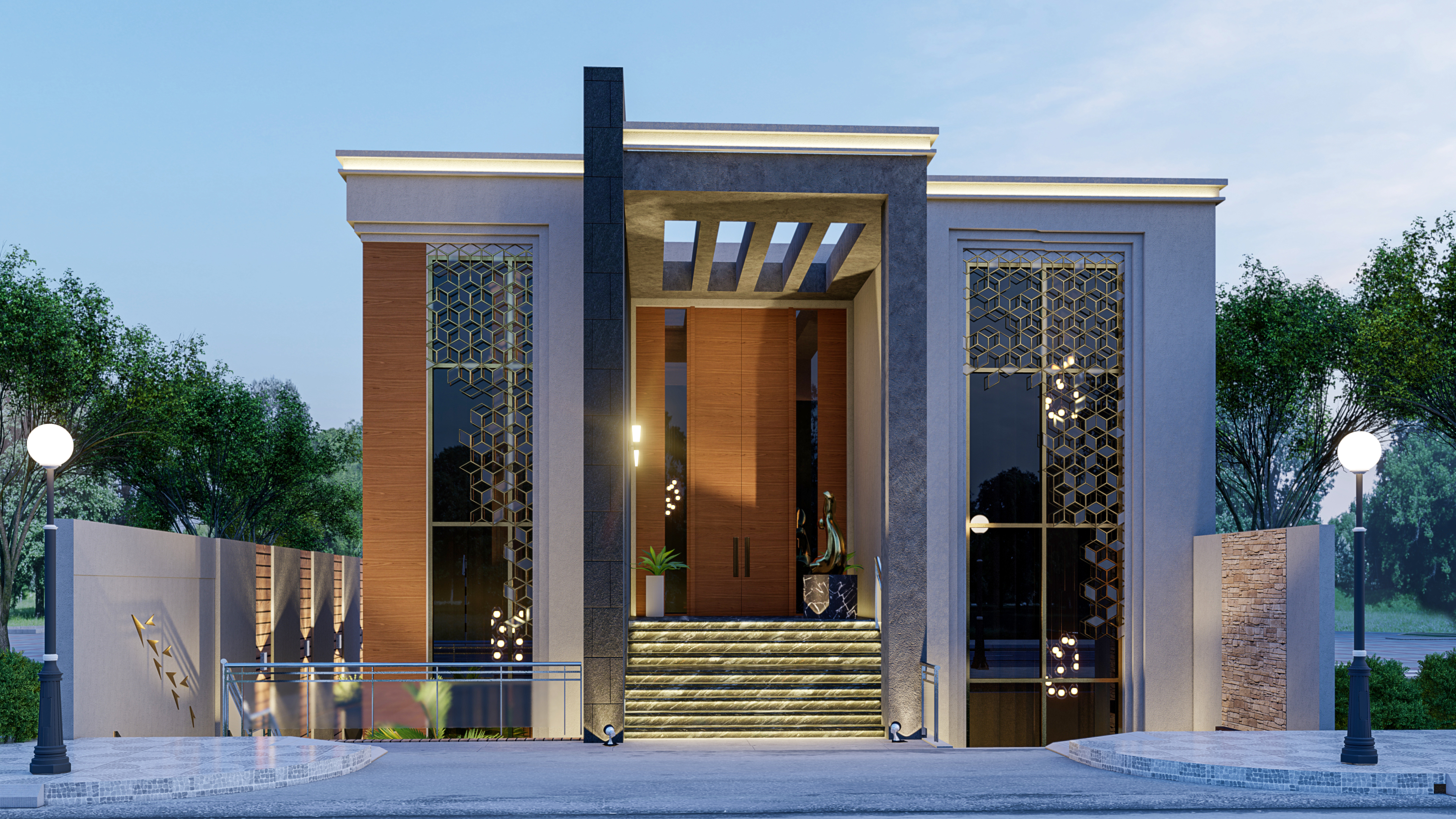 Contemporary villa design New cairo,Egpyt-1