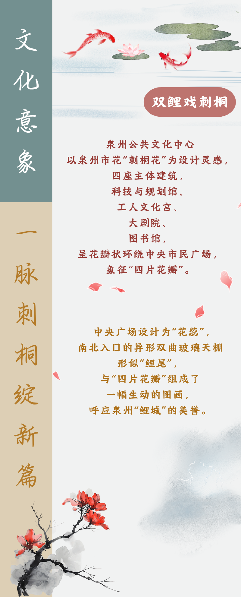 苏明文化中国行|第三站：泉州公共文化中心，打卡“双鲤戏刺桐”网红地标！-6