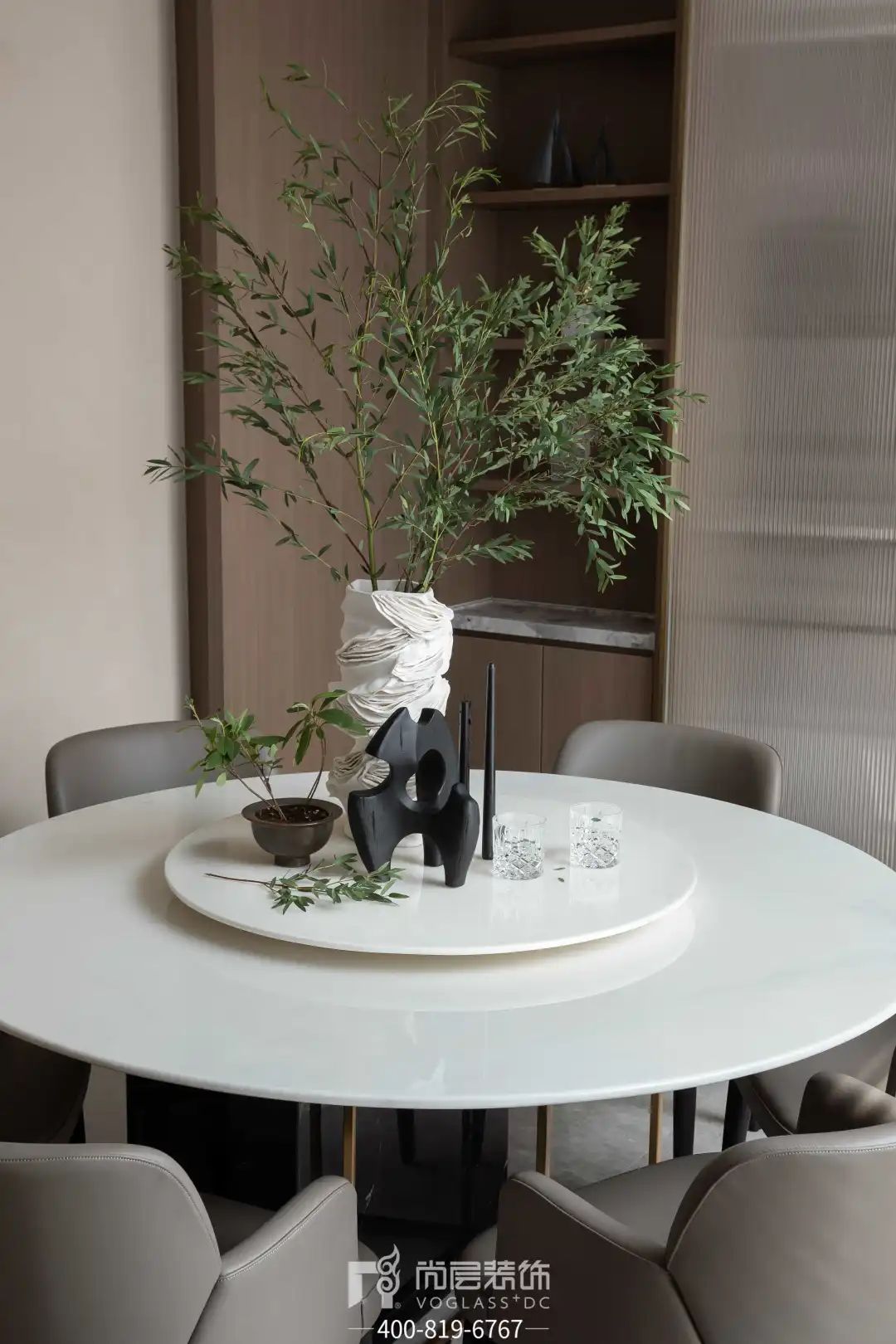 尚层装饰×合景映月台 | 380㎡新中式别墅设计，打造自然放松感-41