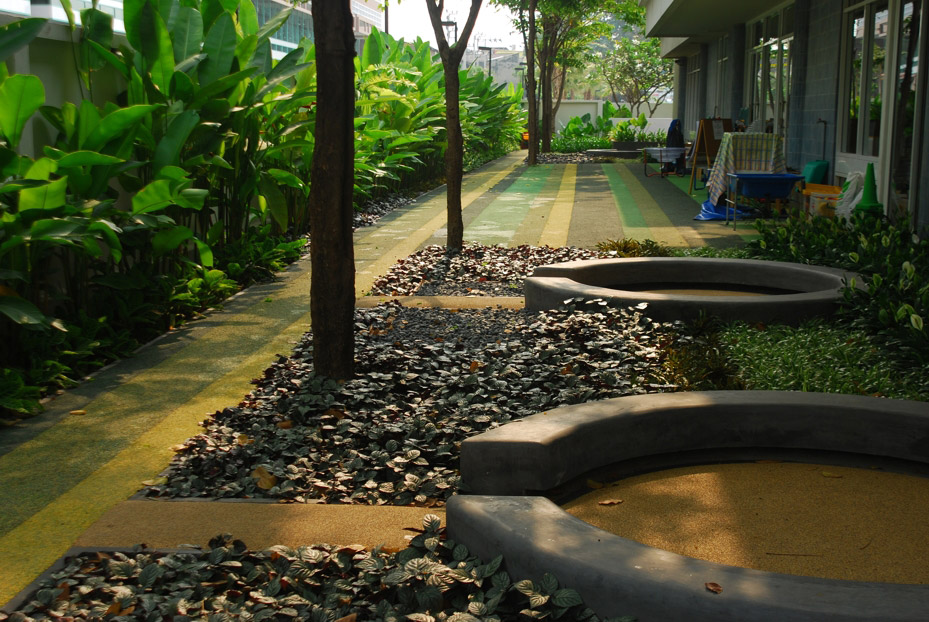 曼谷 Shrewsbury 国际学校幼儿园户外游戏场设计-11