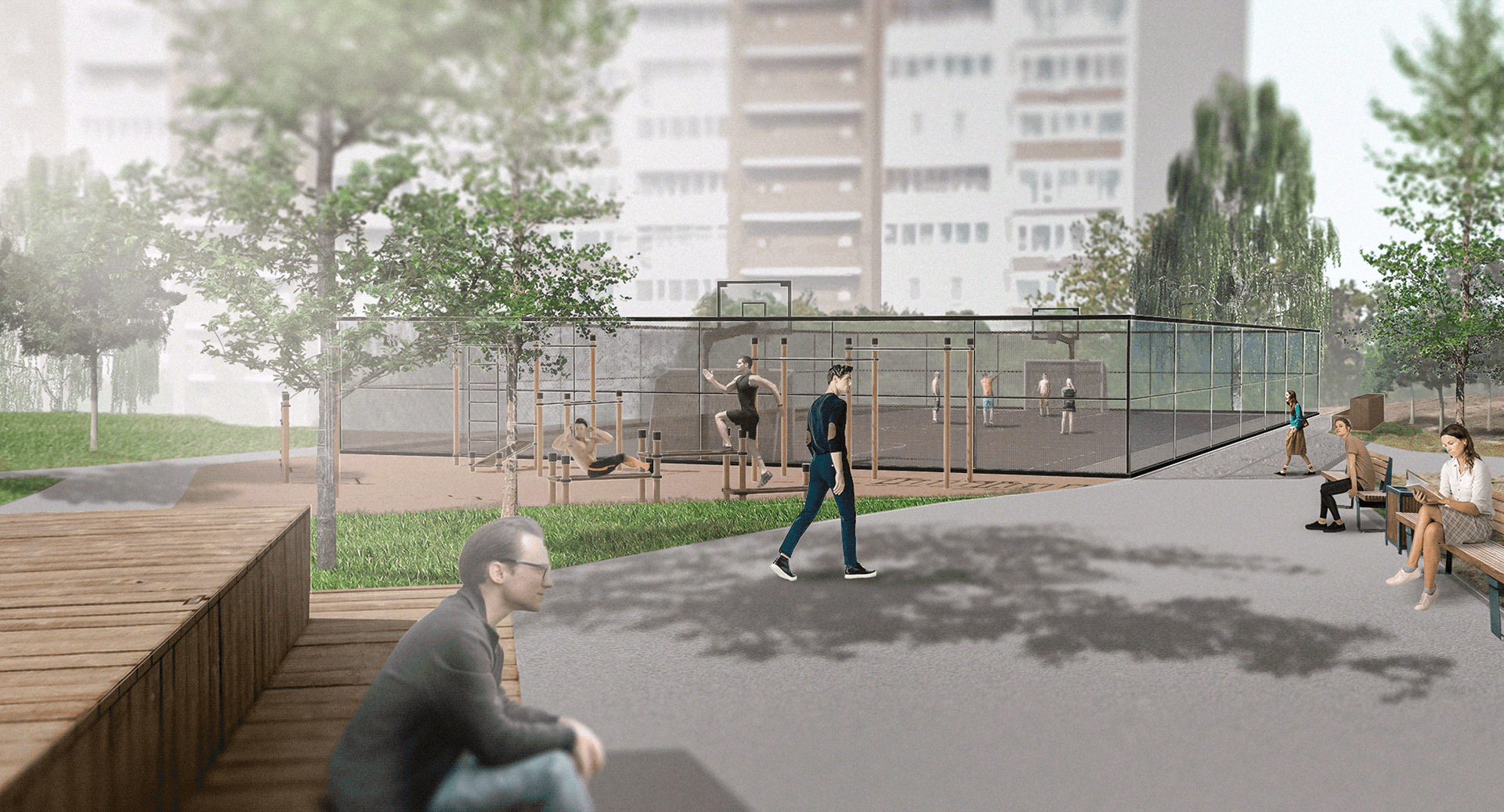 Тимирязевский лес / Forest improvement-11