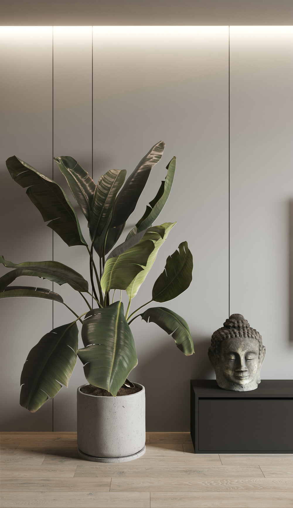 简约奢华的高级灰现代家居设计-13