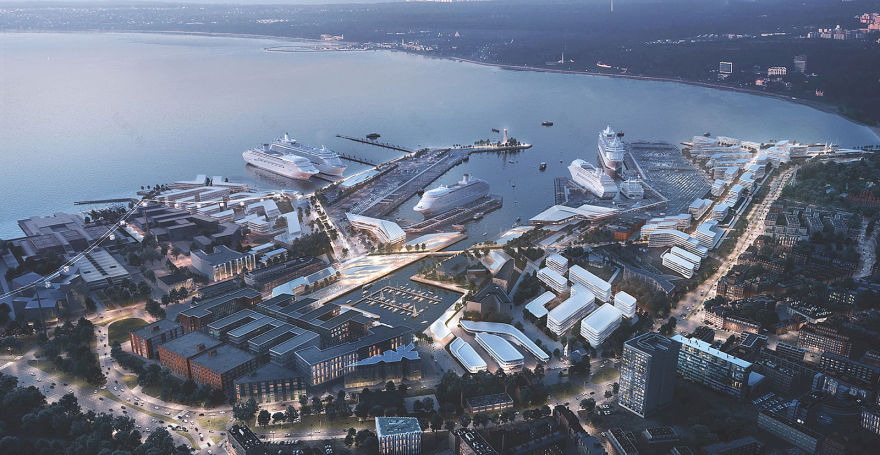塔林老城港口2030重建总体规划丨爱沙尼亚丨扎哈·哈迪德建筑事务所(Zaha Hadid Architects)-1