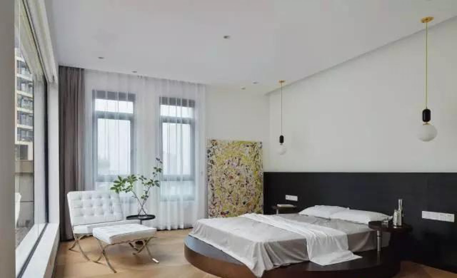 重庆双宝设计机构 | 300m²黑白灰极简设计,释放空间自由-18