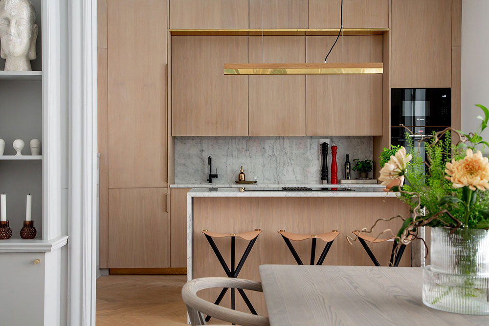 瑞典现代古典公寓的巧妙融合-13