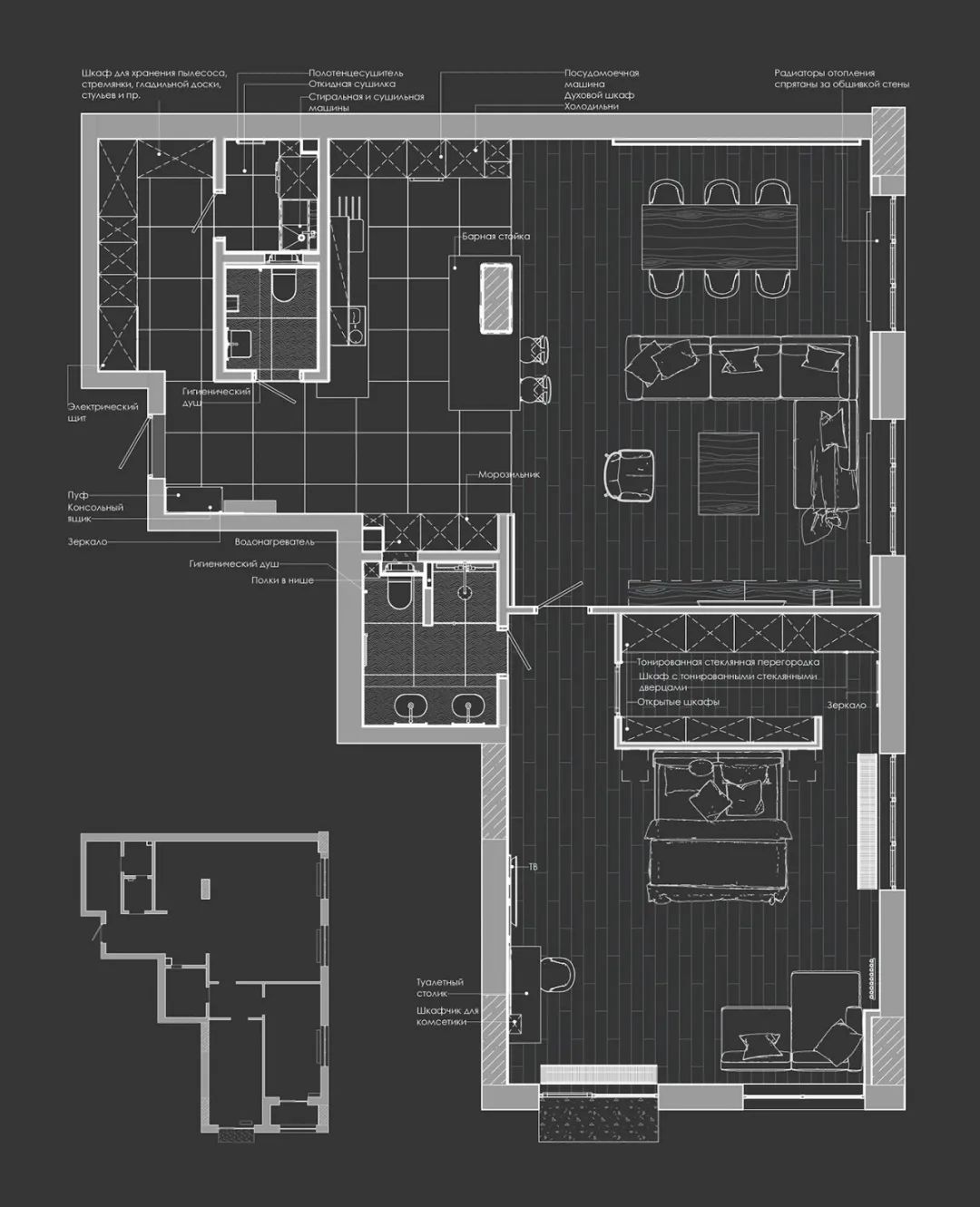 俄罗斯 120㎡原木简约公寓，素雅而精致-39