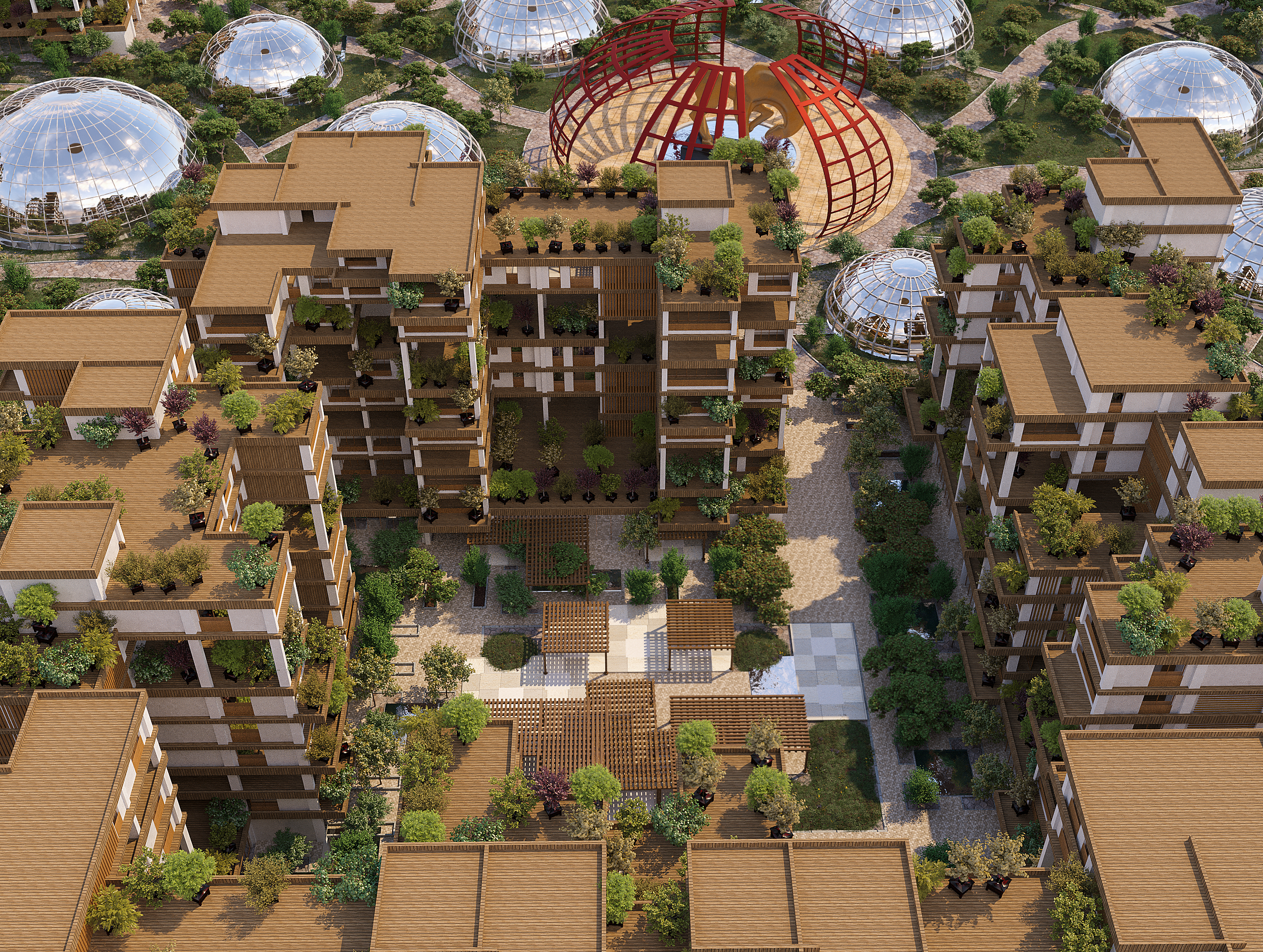 Researchers Residential zone. Graduation project (3/3)-14