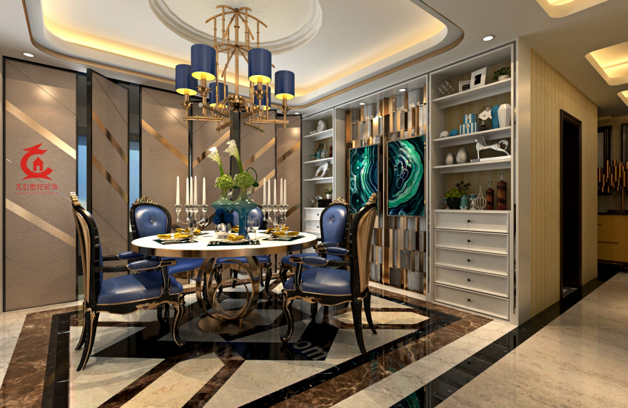 港式奢华150㎡户型-3