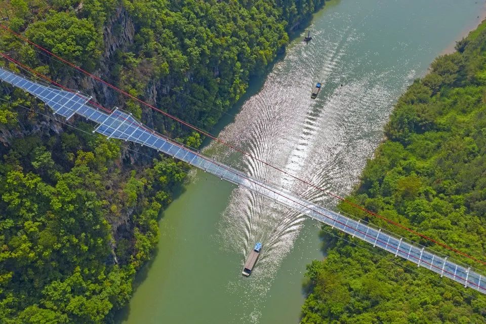 连州市湟川三峡旅游度假区景观步行玻璃桥工程丨中国清远-15