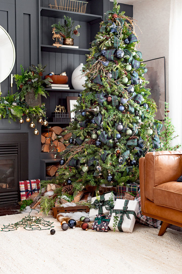 美式家居经典圣诞风 | 布满拼接图案的室内设计-10