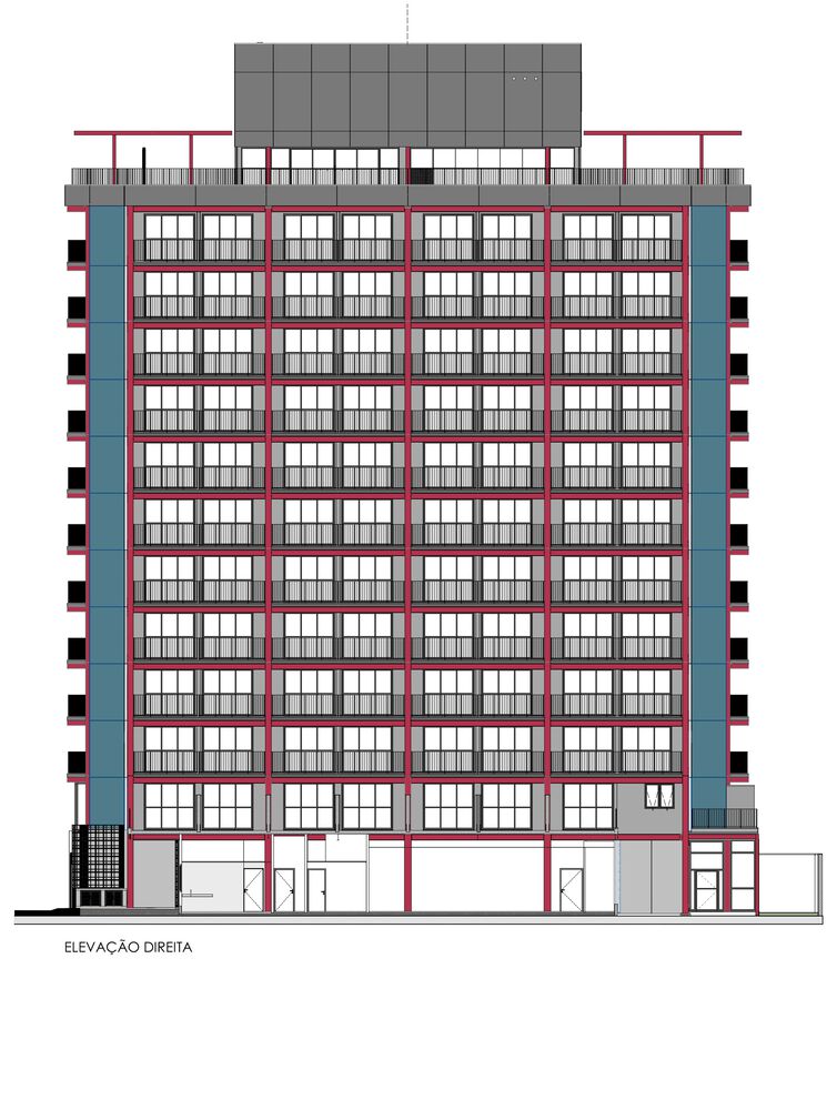 
与周围年轻人群和学生融合线性纸片公寓楼设计 - 戈者设计 | 戈者设计-16