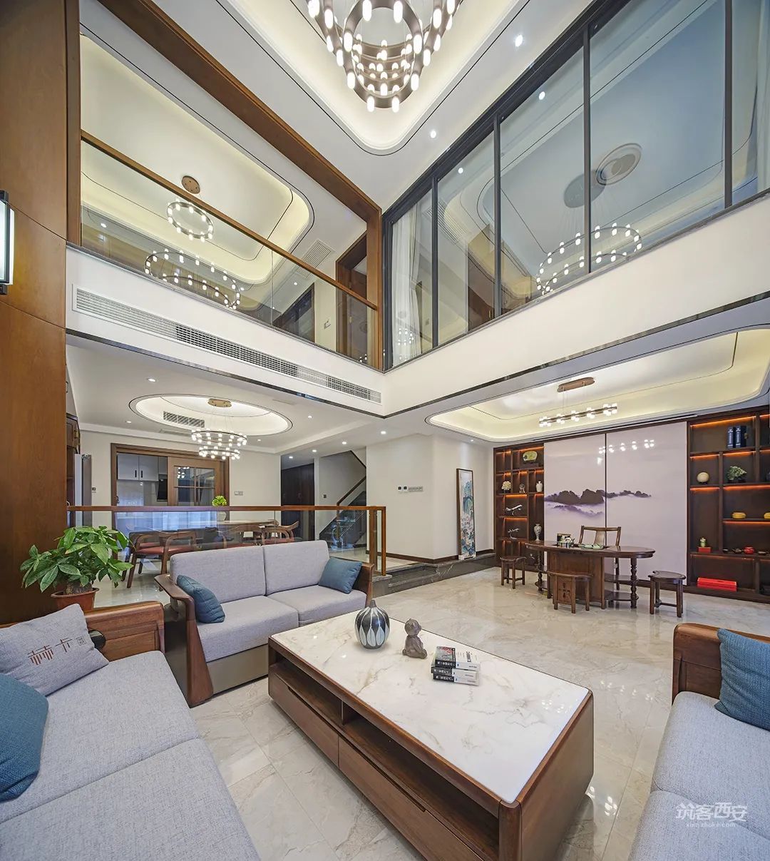 退休生活重启 · 吴永华设计师的平衡不对称养老新宅丨中国西安丨西安旗盛装饰-17