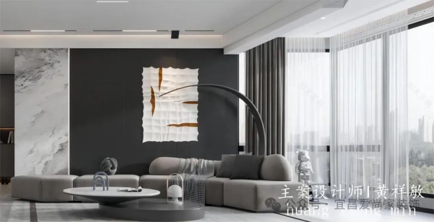 碧桂园·城央一品 141㎡现代居所设计丨中国宜昌丨宜昌爱尚家建筑装饰工程有限公司-12